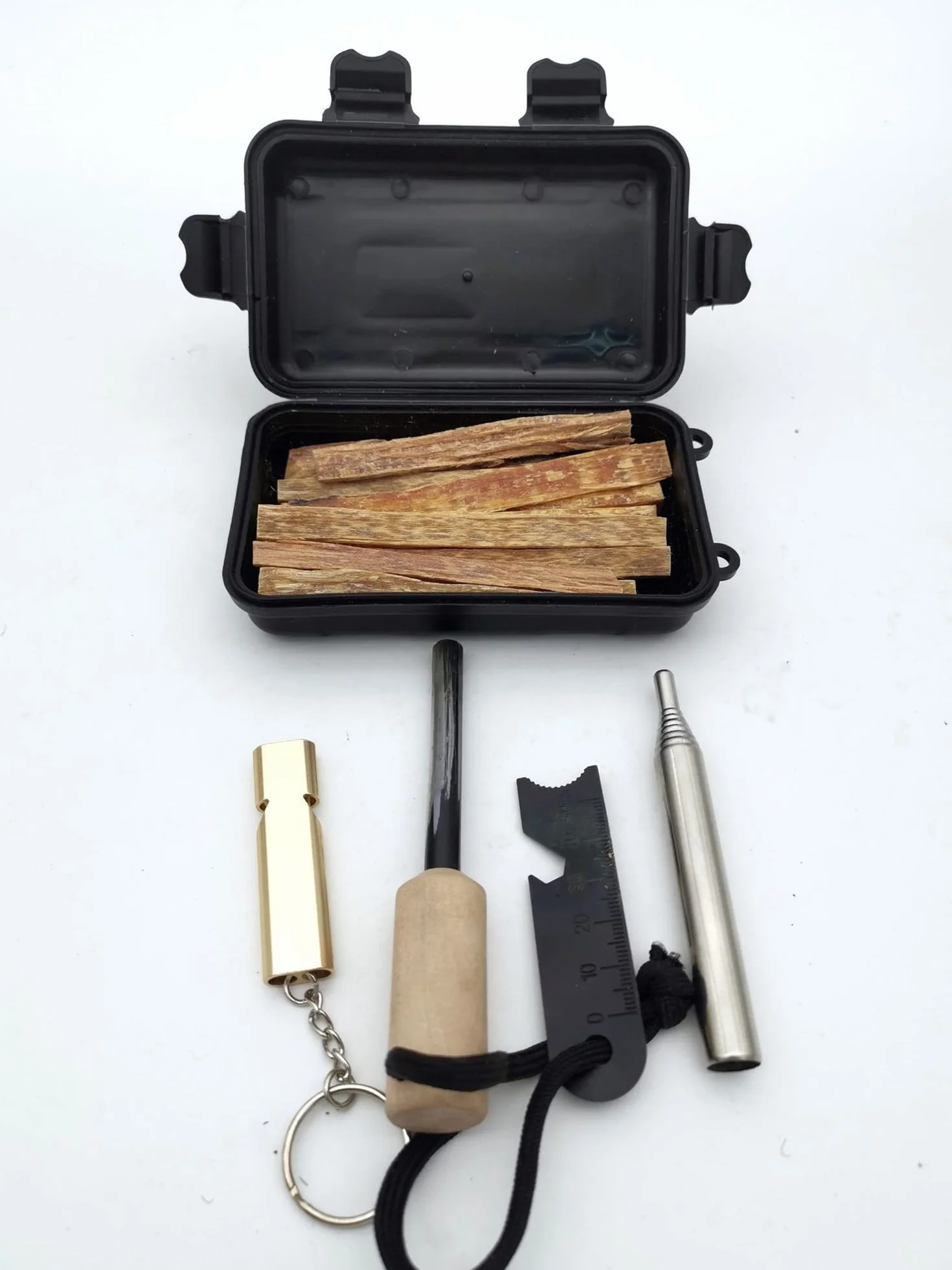 Kit de Inicio de Fuego, Kit de Supervivencia al Aire Libre, sistemas de inicio de fuego y yesca de emergencia para camping y senderismo