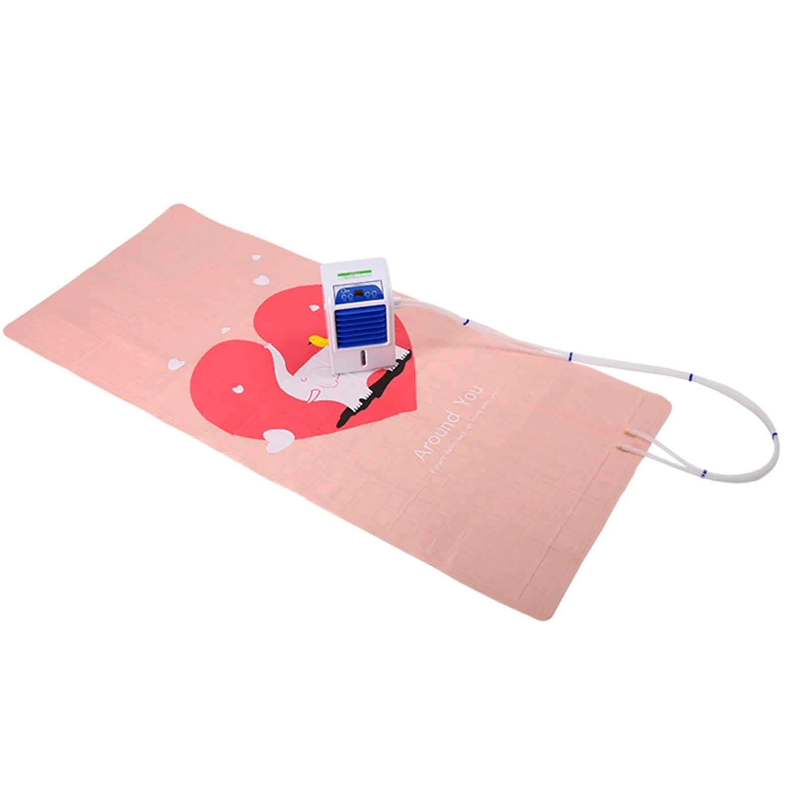 Almohadilla del colchón de enfriamiento por Agua para la Cama, Sistema portátil del Aire Acondicionado de la CA con el termostato Ajustable y la Bomba de bajo Ruido, refrigerador del sueño del Ahorro