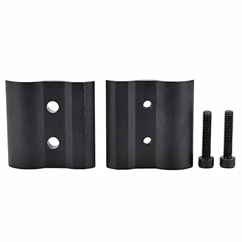 Pistola de Caza Anillo Táctico Barril Alcance Telescopio Mirilla Soporte Montaje Linterna Antorcha Laser Sight Black