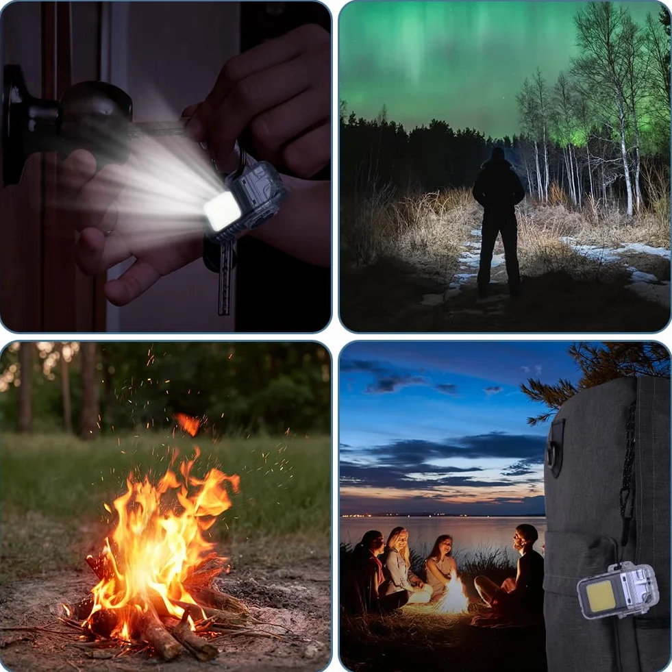 Vicloon Mechero Eléctrico Recargable USB C, Doble Arco Linterna, Resistente al Viento y Agua, Encendedor para Velas, Regalo para Papa