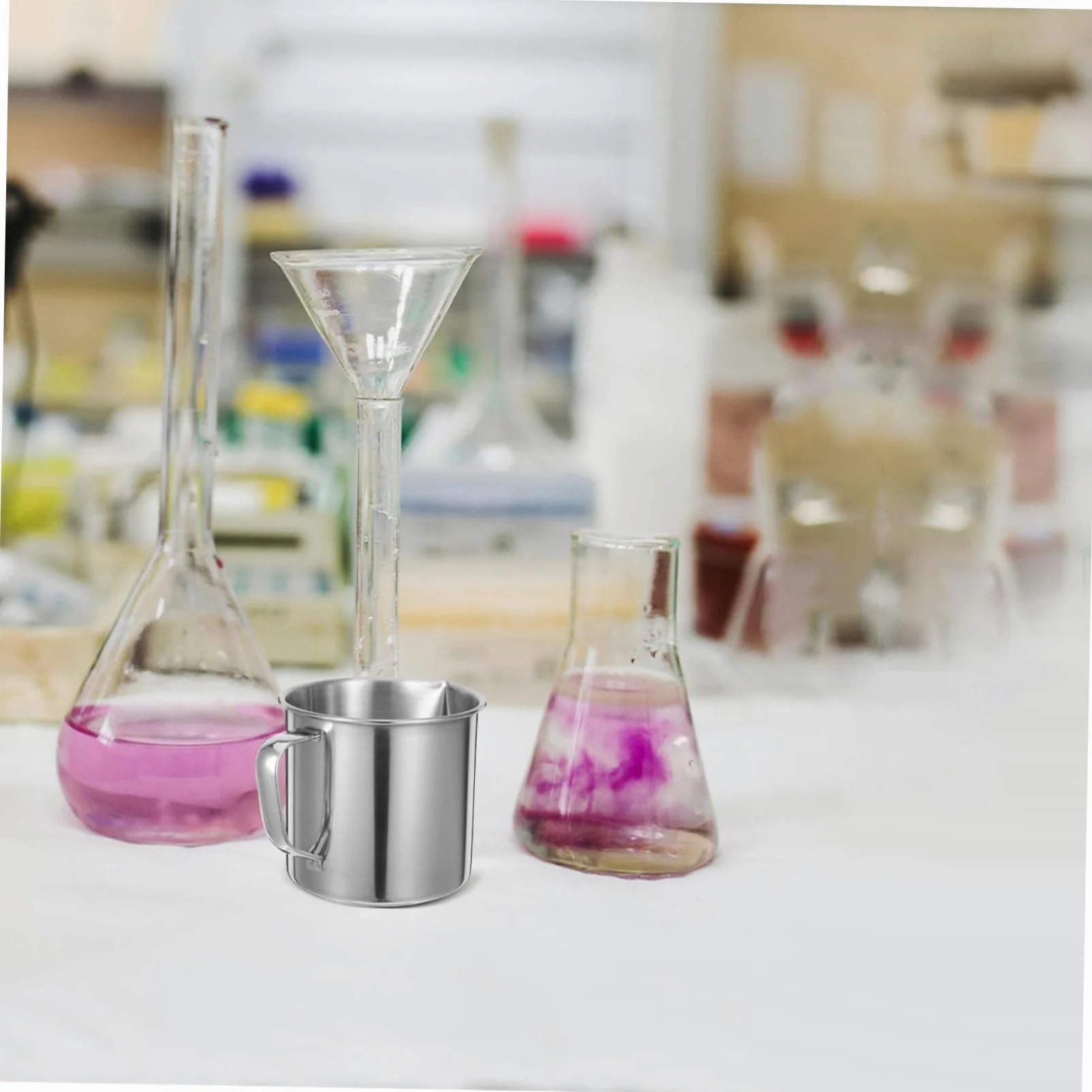 TOPBATHY 3piezas Vasos Medidores Inoxidable Graduada Para Cocina y Química Taza De Medición Resistente y De Limpiar