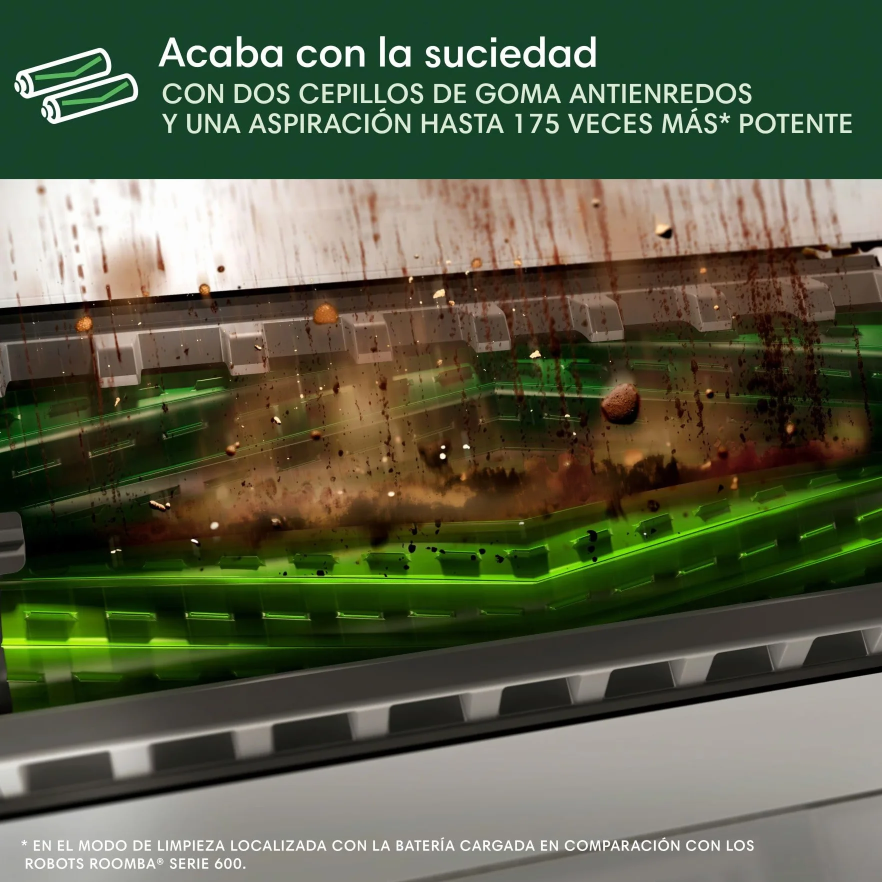 iRobot Roomba MAX 705 Combo con Base AutoWash multifunción y Agua Caliente, Rodillo de fregado PowerSpin Extensible, Cubierta Protectora, cepillos Dobles, fregado y Secado con Calor, LiDAR 3D con IA_B