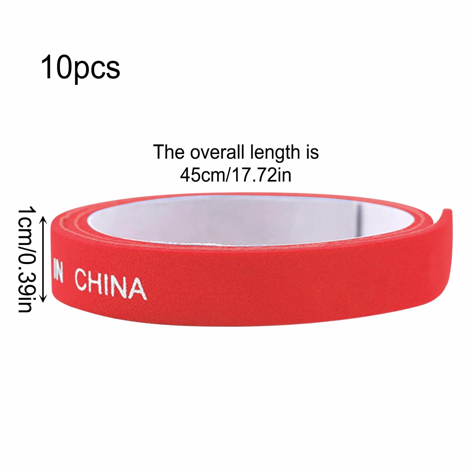 Cinta Protectora Lateral para Tenis de Mesa 10 Unidades Raquetas Accesorios Antichoque