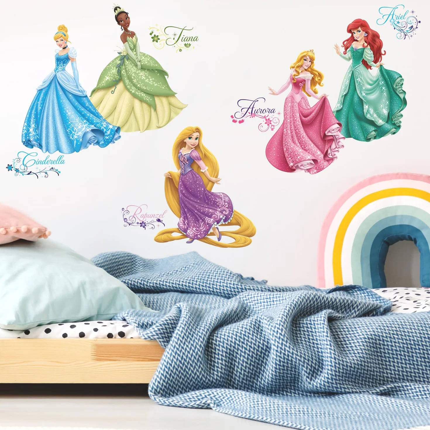 RoomMates Pegatinas de Pared Princesas Disney Debutantes Multicolor Grande