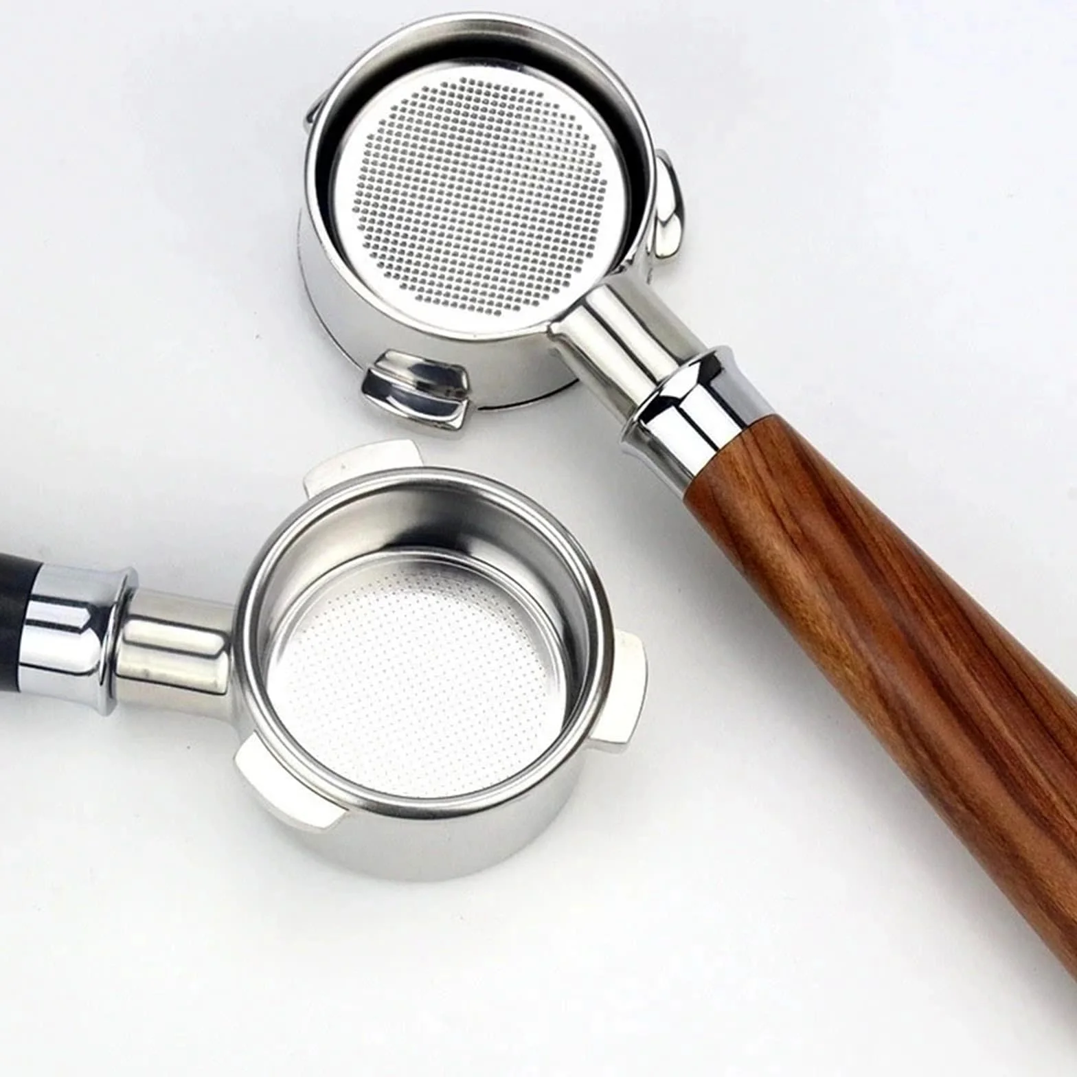 Portafiltro Sin Fondo For Café Con 3 Clavos, 51mm, Compatible Con Delonghi,Dedica Ec680 Ec685, Cesta De Filtro De Repuesto, Accesorio De Barista