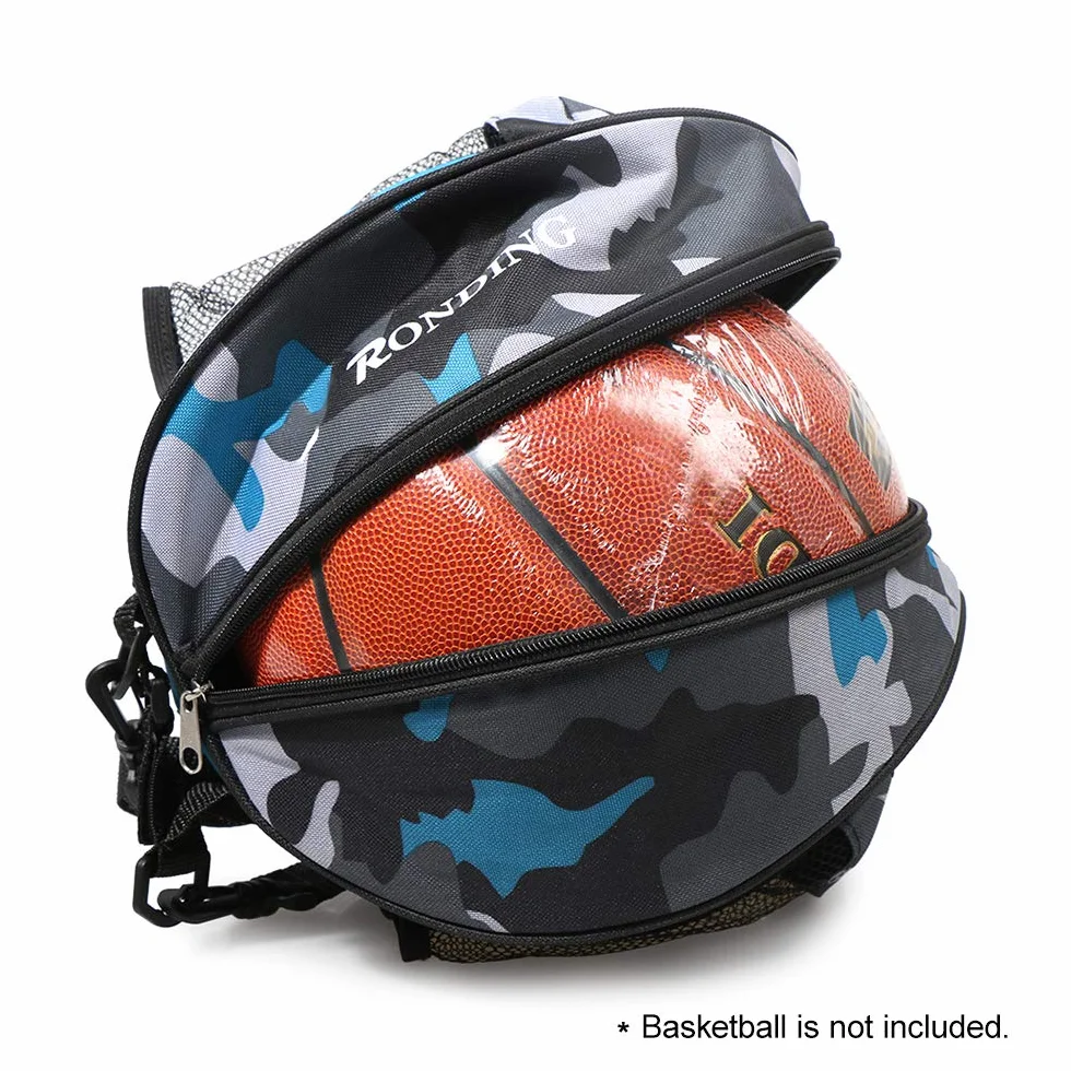 Lixada Bolsa de Transporte para Baloncesto Fútbol Voleibol Azul Camouflage