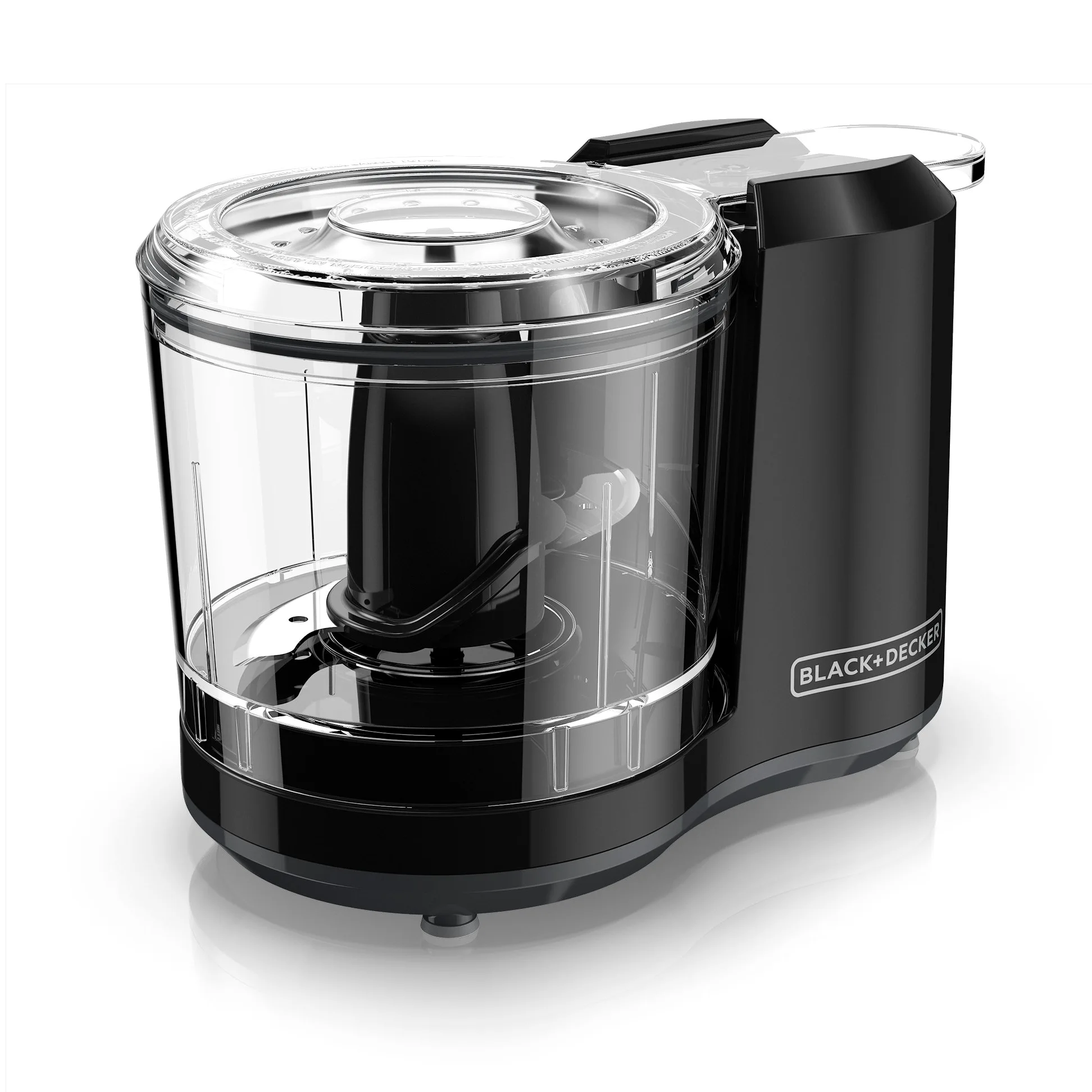 BLACK+DECKER Picador eléctrico de alimentos de 1.5 tazas, pulso de un solo toque, motor de 150 W, hoja que se mantiene afilada, apto para lavavajillas