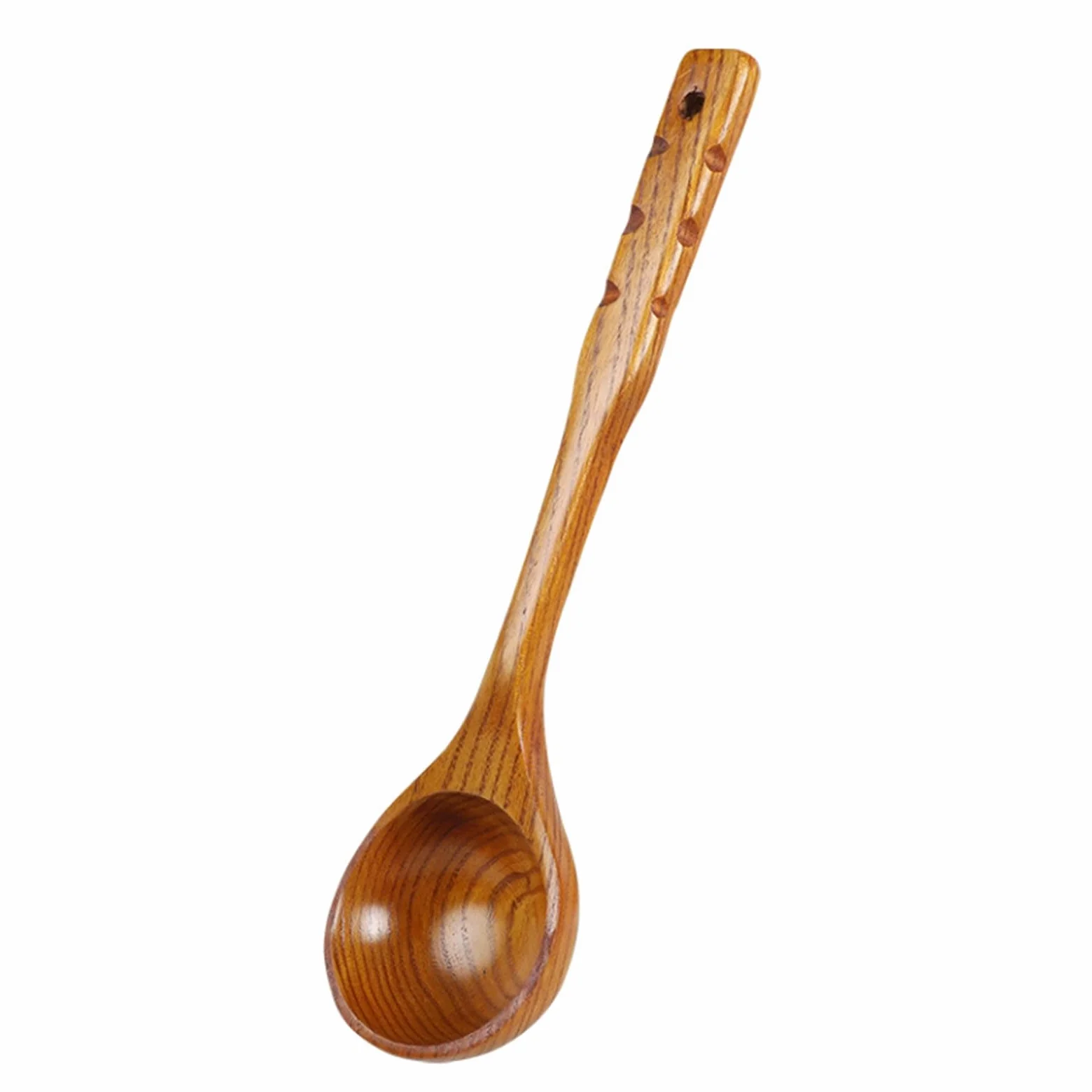 Cuchara de cocina, Cuchara de sopa vintage madera grande, cucharón for cocina doméstica