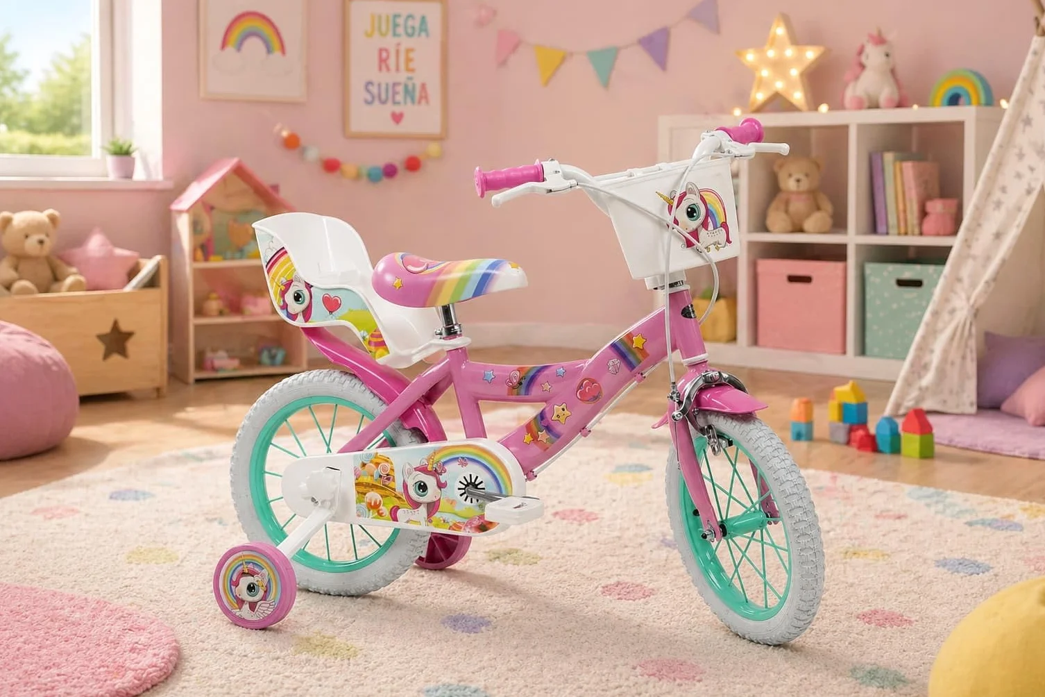 Toimsa Bicicleta Unicornio 14" (4/6 años)