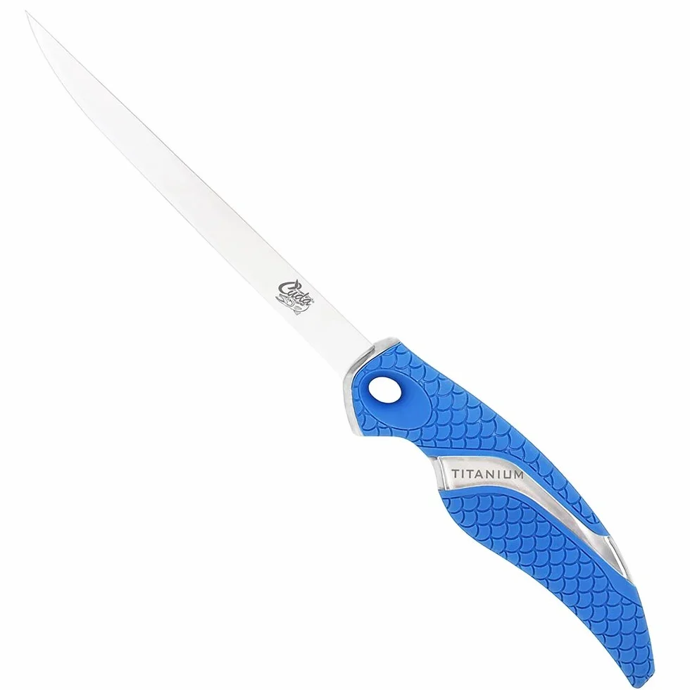 Cuchillo para filetear Cuda 18831 Azul 15 cm