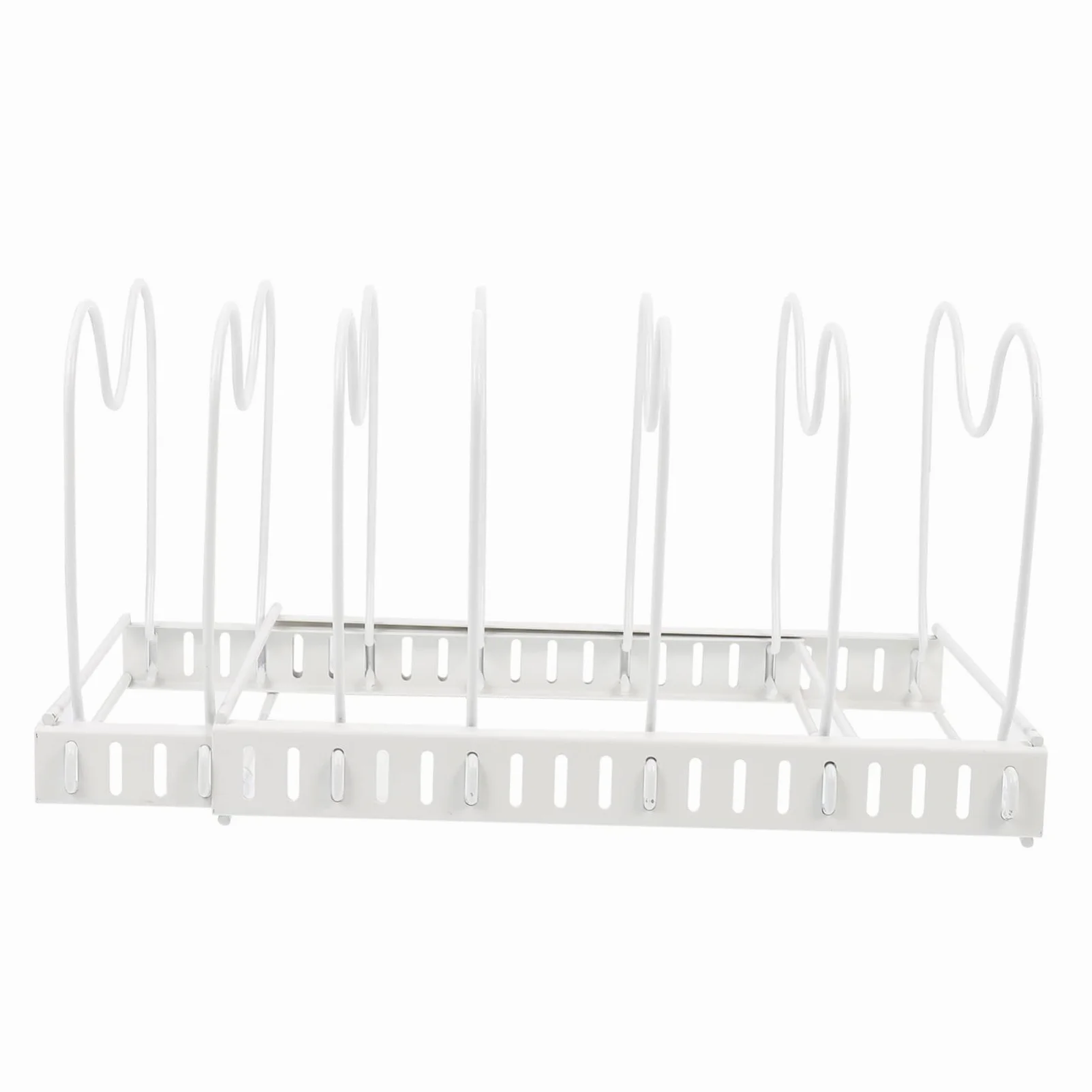 Rejilla Telescópica Para Tapas De Ollas Soporte Metálico Sin Perforaciones Bandeja Para Guardar Tapas De Ollas Cocina