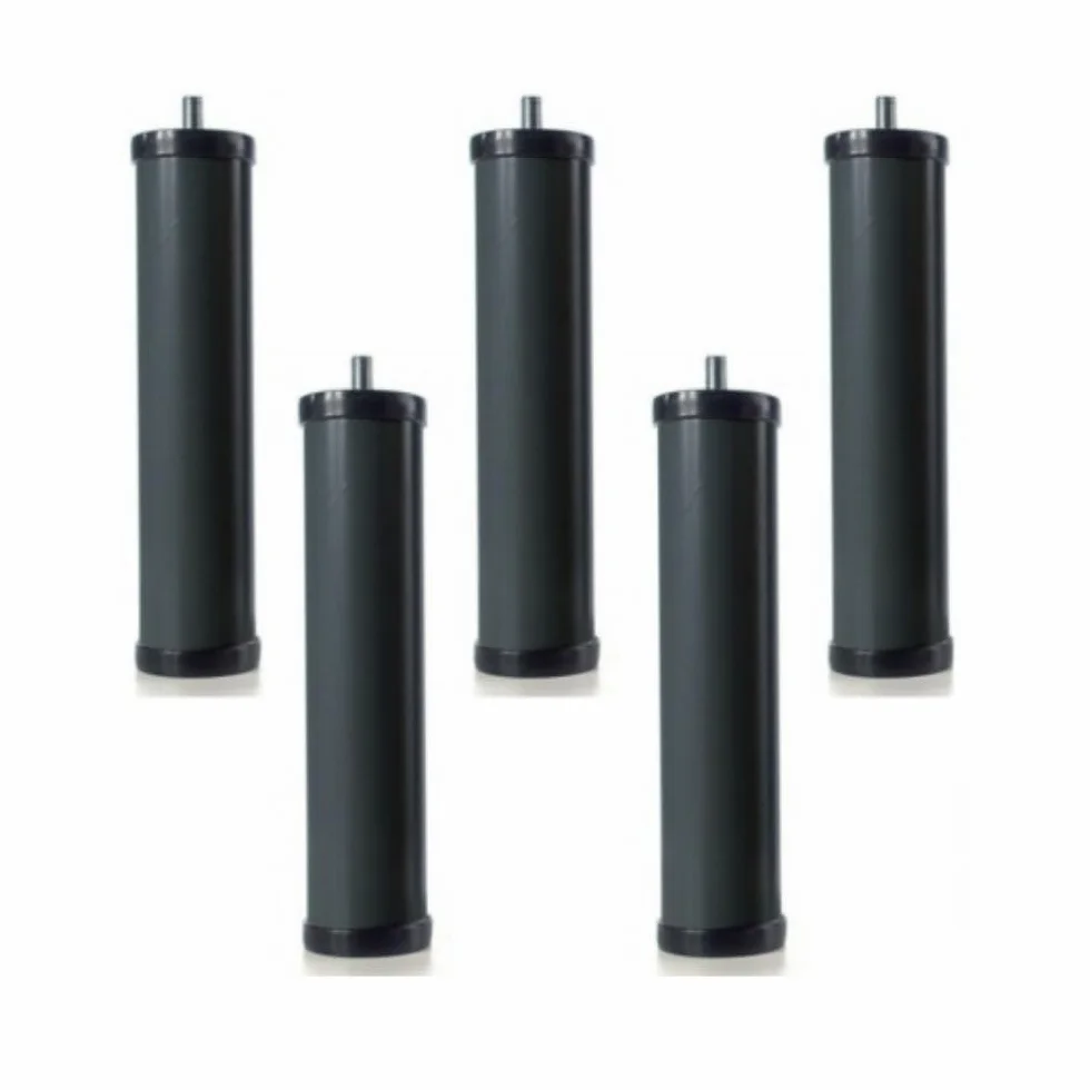 Mobelcenter, Juego de 5 Patas Somier Multiláminas, Patas para somier de Tubo acerado de 50 mm de diámetro, Medidas: Alto: 25 cm y 5 cm de diámetro (1101)