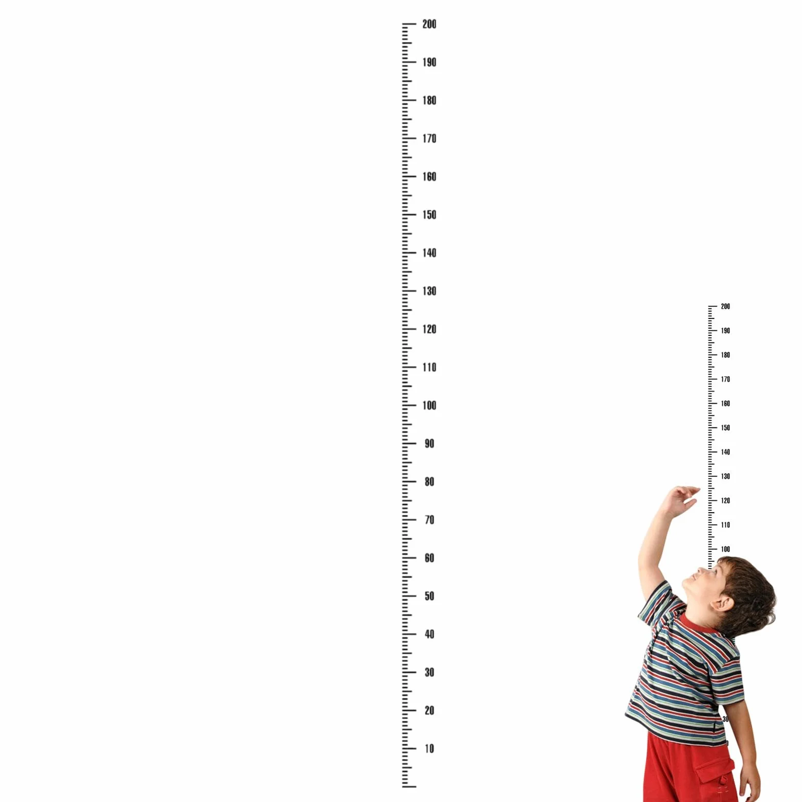 Adhesivo para Medir la Altura, Adhesivo de Pared con Gráficos de Altura, Pegatina de Tabla de Medida Infantil