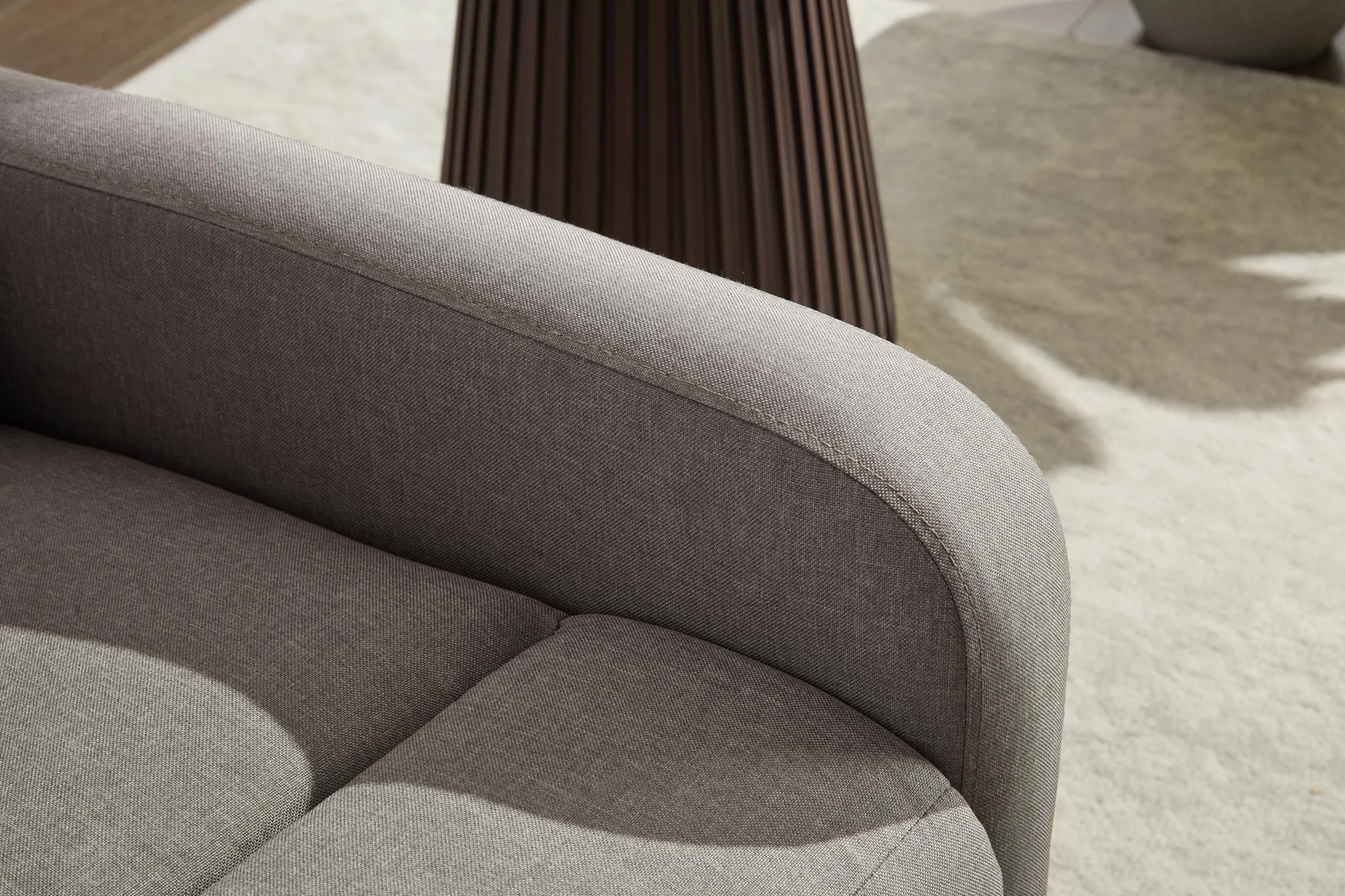 ASTAN HOGAR Sillón Relax con Reclinación Manual, Tapizado en Tela, Modelo Yum AH-AR31000TP, Taupe