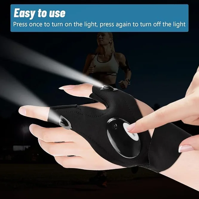 Guantes Led Linterna Pesca, Accesorios Pesca, Regalos Hombre Navidad