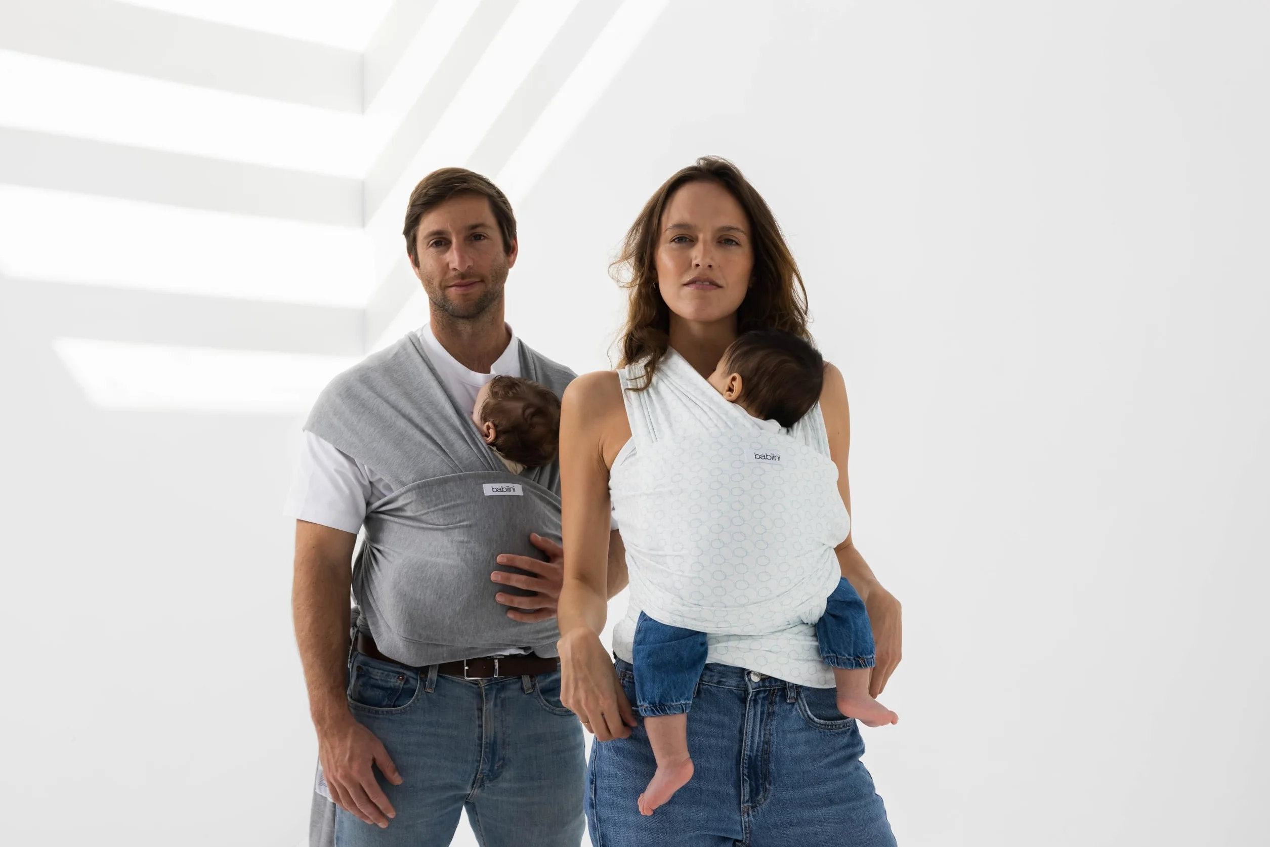 Fular Portabebés Ajustable Elástico Ergonómico Transpirable para Bebés 3.2-12kg