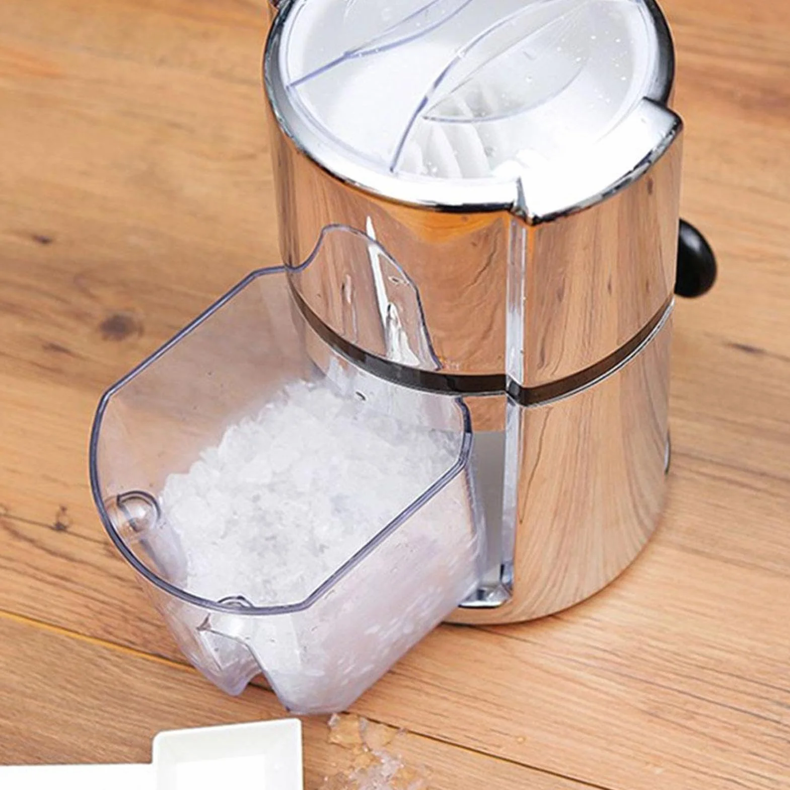 Picadora de hielo Manual - Dispositivo Para Afeitar Hielo Con Manivela | Herramienta Portátil Para Moler Hielo Para Una Textura Suave Del Hielo Picado, Solución De Fácil | Pra