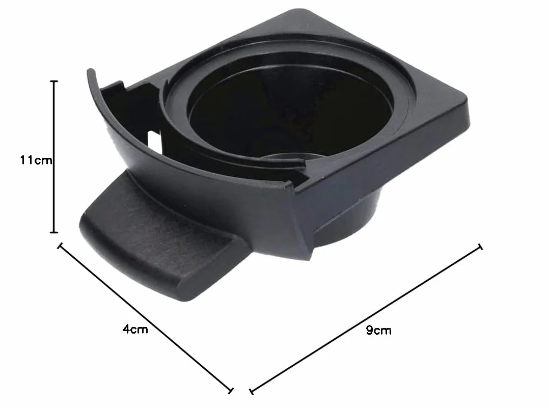 ANAKEL HOME MS-622727 Recambio Soporte de Cápsulas compatible con Cafetera Dolce Gusto Piccolo Krups KP1000 Porta Cápsulas para Dolce Gusto Piccolo Delongui y Krups Negro | SOLO PARA MODELO PICCOLO
