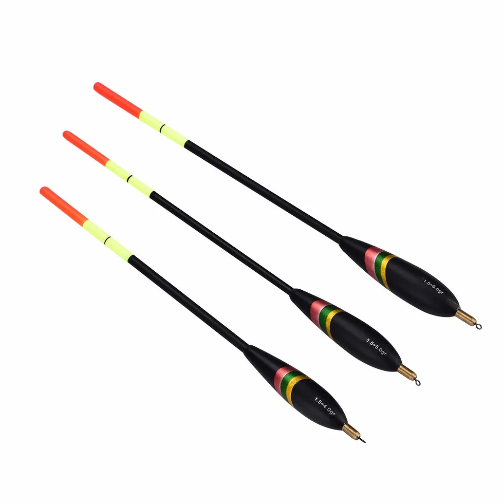 Alomejor Flotador de Pesca Alta Visibilidad Equilibrio Estable 1,5g 4g 5g 6g