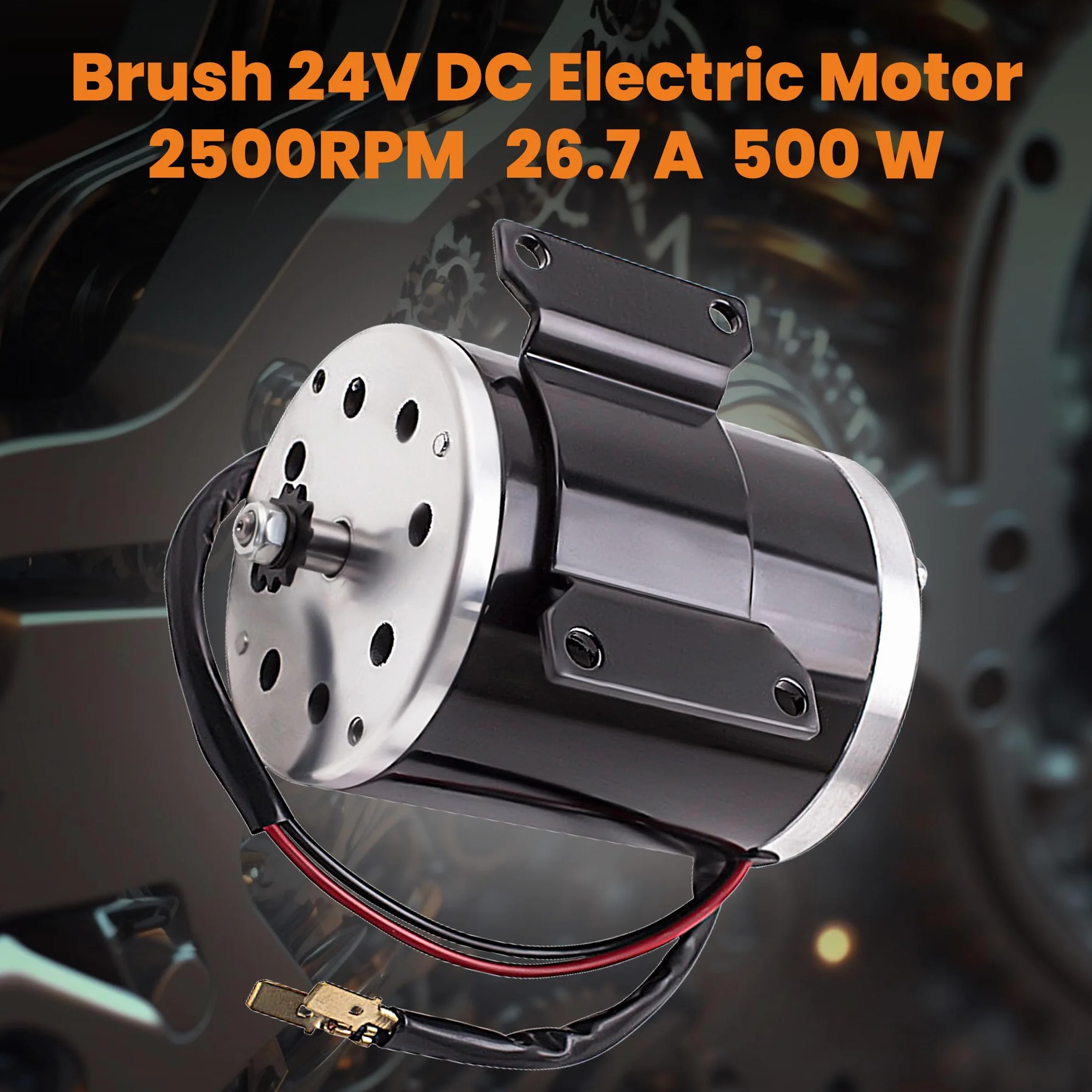 maXpeedingrods 500W DC24V Motor Elétrico Cepillado para Go-kart DIY Scooter E Bike