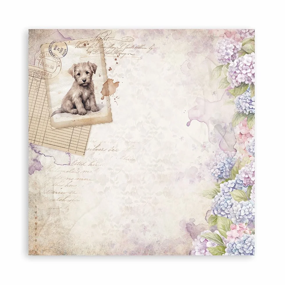 Stamperia - Scrapbook Paper Pad for Scrapbooking, Albums, Card Making, Bullet Journalling and More, Acid Free, Double-Sided, Perfect for Hobbies, Crafts, and Gifting (Quiet Days) (30.5 x 30.5cm)