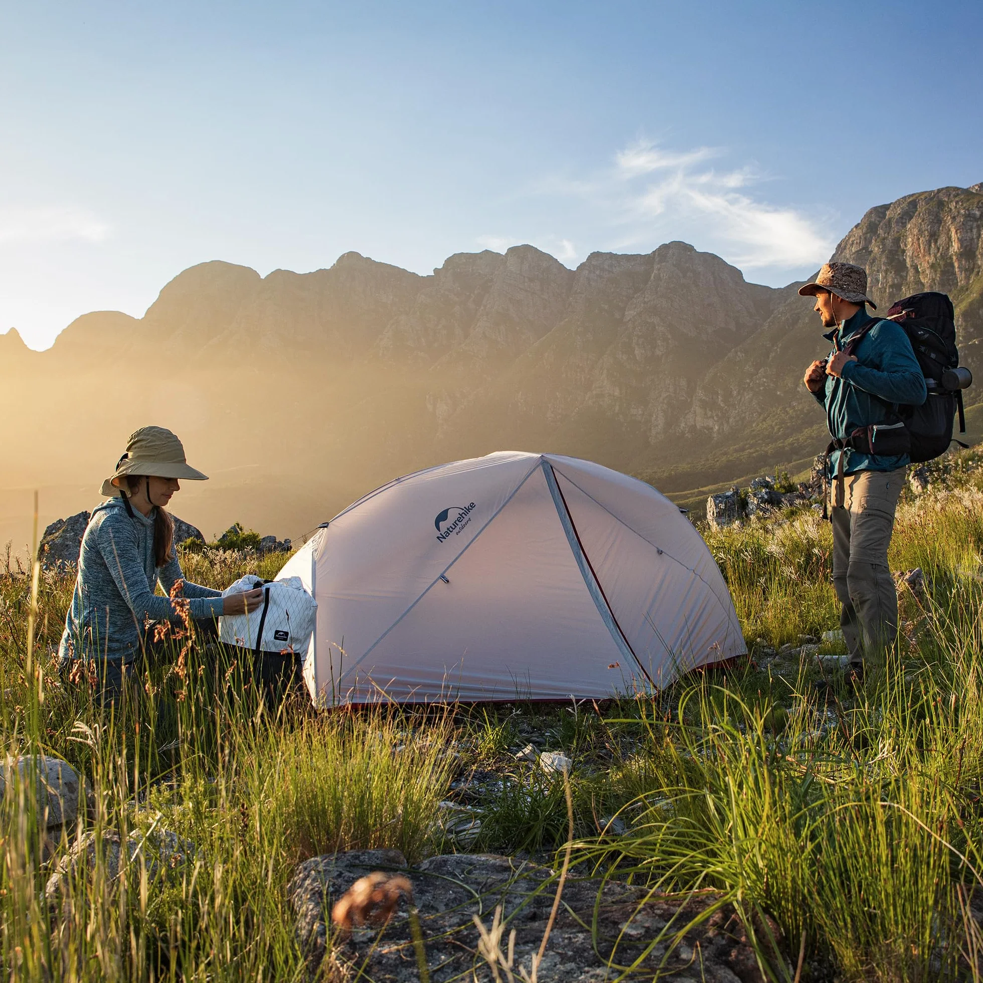 Naturehike Star-River Tienda de Campaña Ultraligera Doble Capa 2 Personas Impermeable Mochilero