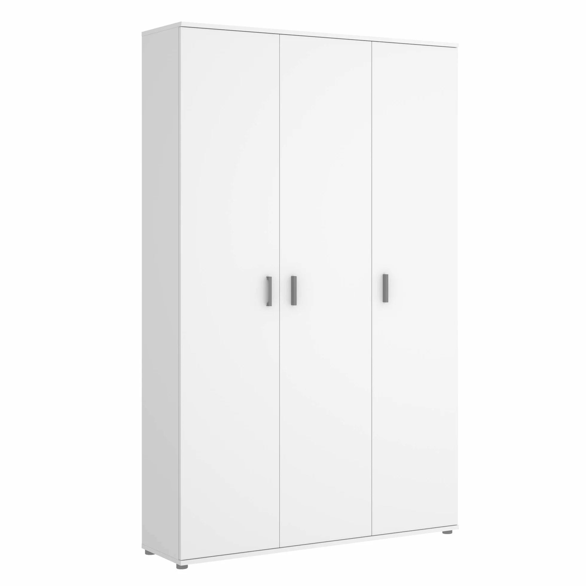 DEKIT GRUPO RIMOBEL Armario Multiusos 3 Puertas, Blanco, 116x190x35cm