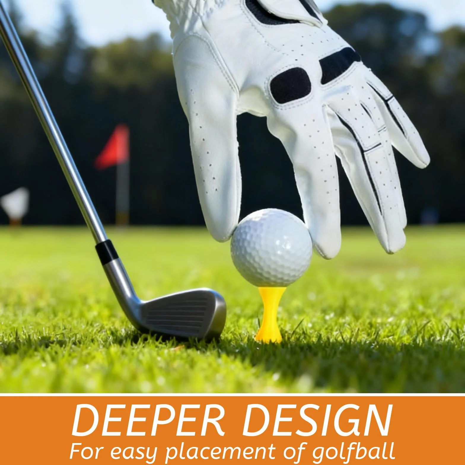 Golf Tees de Plástico 105 Piezas, PP Resistentes 7 Colores y Alturas para Entrenamiento y Golf de Invierno