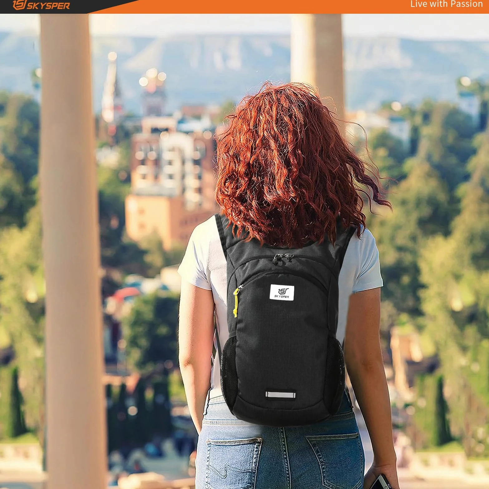 SKYSPER Ultraligera Mochila Plegable 10L, Mochila de Viaje Senderismo para Hombre Mujer