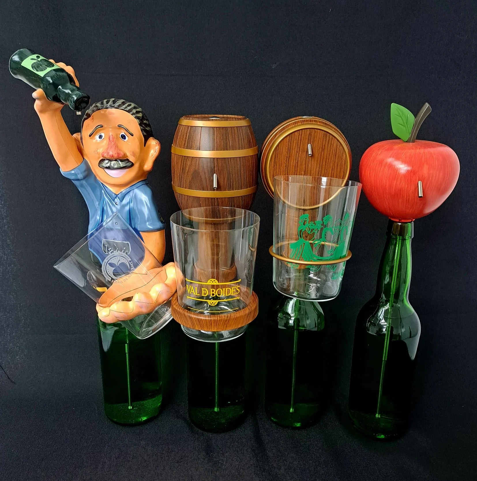 Escanciador de Sidra Electrico - Regalos Originales para Hombre - Echador de Sidra con bateria para Disfrutar un Culín de Sidra Fresco y Burbujeante - Dosificador Sidra (Bar)