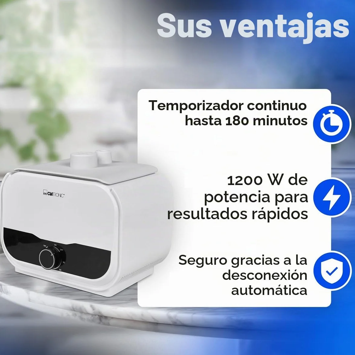 Clatronic® plancha camisas | para camisas, blusas y pantalones sin arrugas | sustituye a la plancha o al centro de planchado a vapor | maniquí de planchado con 1200 vatios de gran potencia | HBB 3734