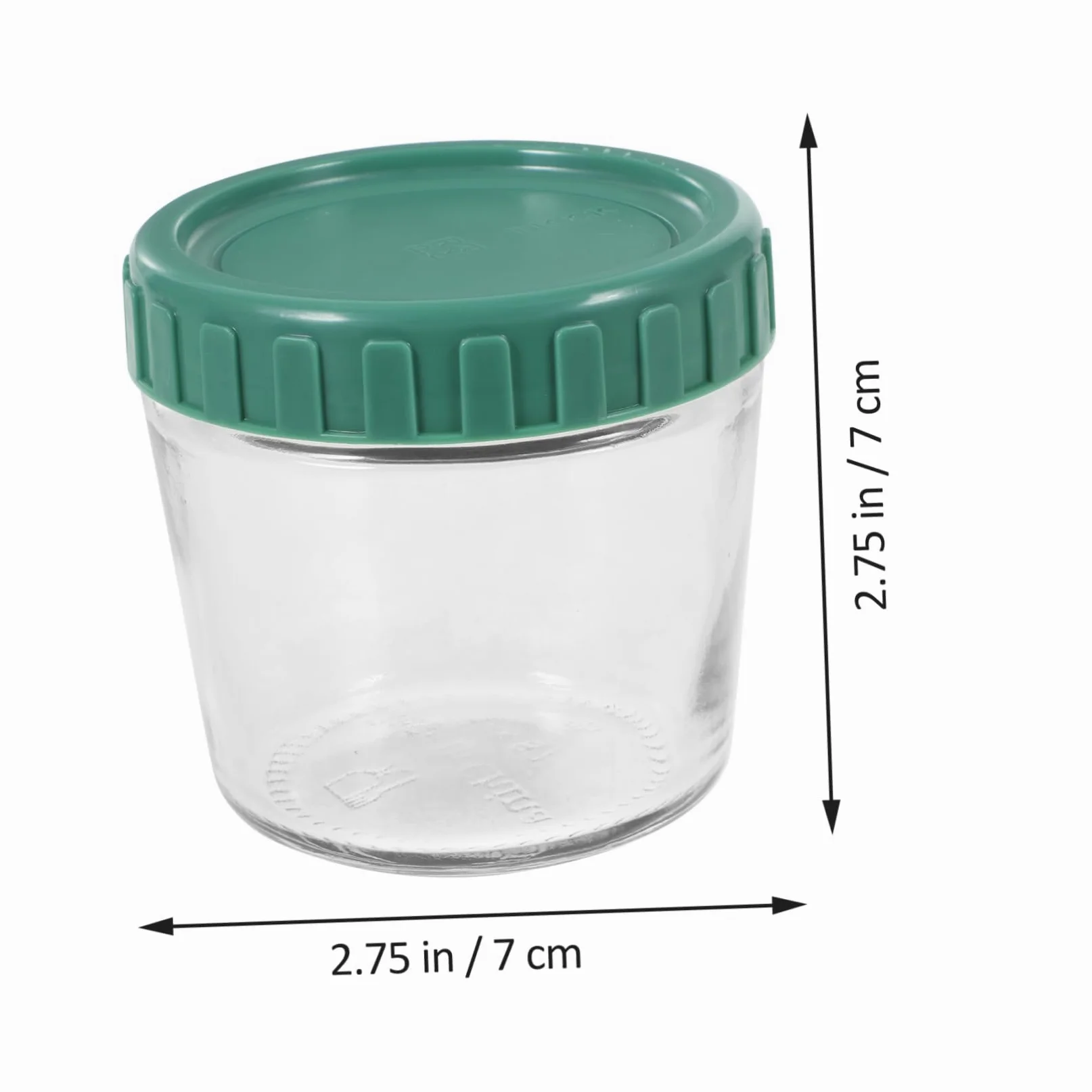 Mobestech Set de 4 Frascos de Vidrio Tapa de Silicona Sellada, Contenedores para Almacenar Alimentos Pequeños, Diseño Apilable y Fácil Acceso para Cocina y Yogur