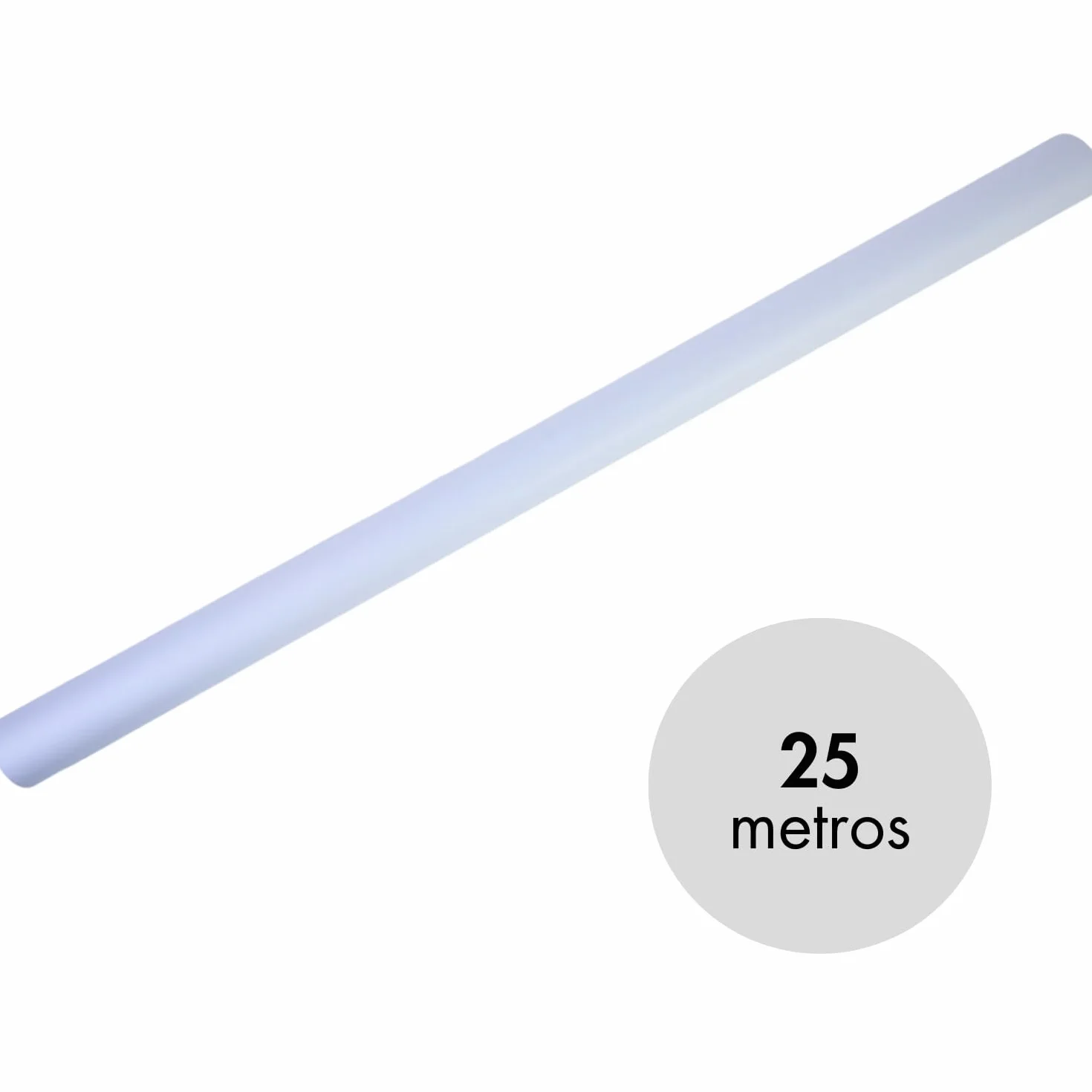 Dohe - Rollo de Papel Kraft Blanco 100 cm x 25 metros - 60 g/m², ECO: Papel 100% Reciclado, Embalaje y Envíos - Material de oficina