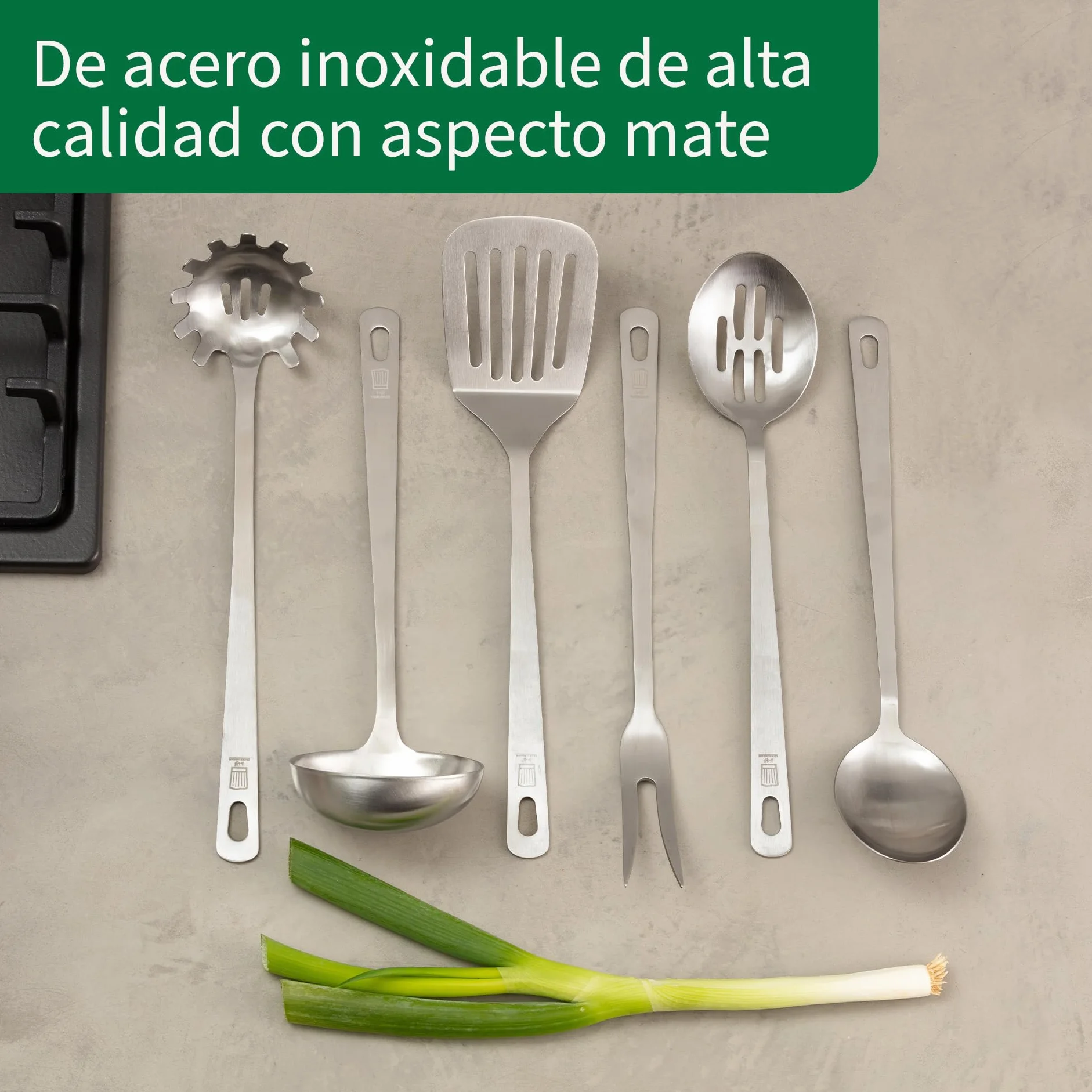 Fackelmann Chefkoch Tenedor para Carne Servir Creaciones de Carne, Acero Inoxidable de Aspecto Mate - Tenedor para trinchar Apto para lavavajillas