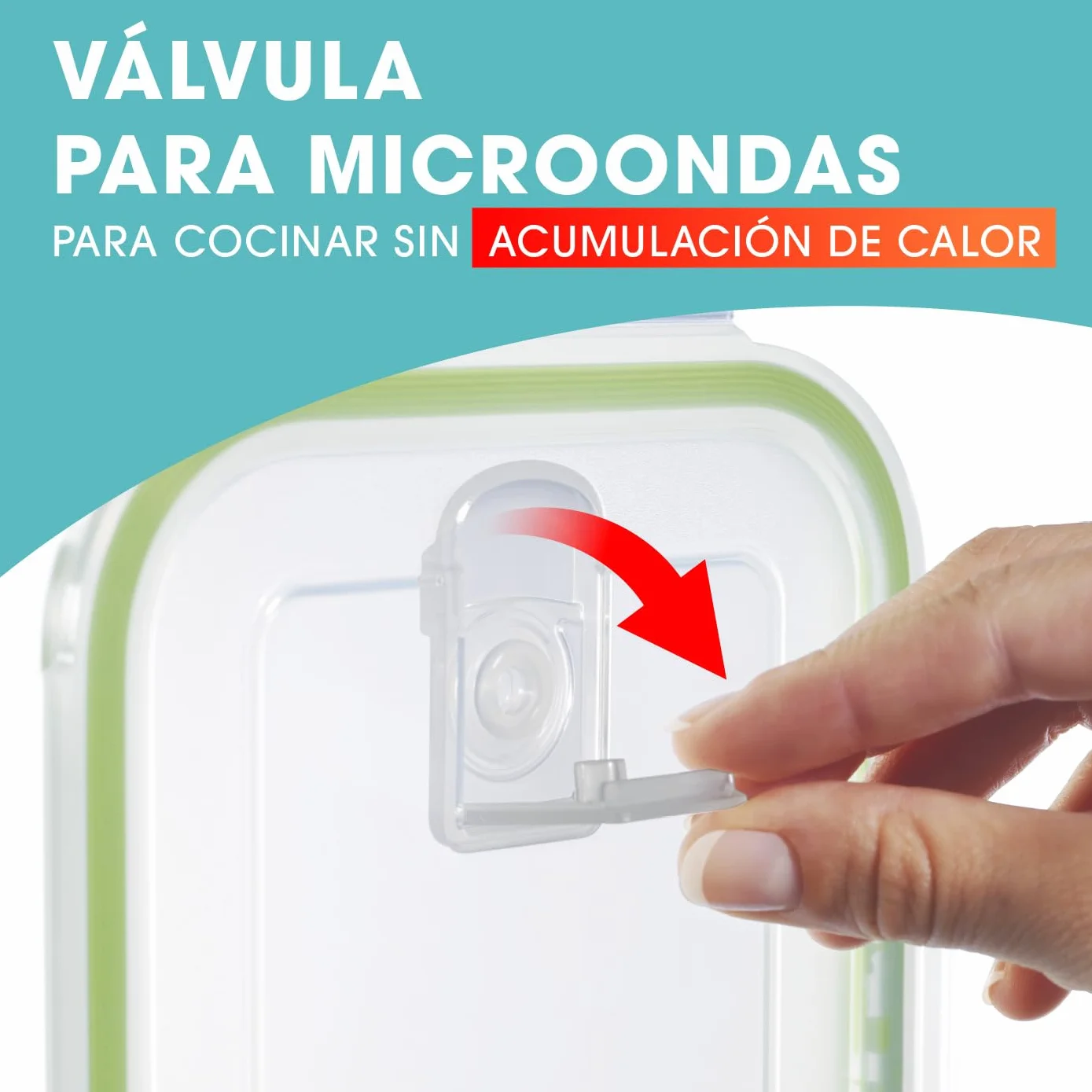 GOURMETmaxx Juego de 4 recipientes de vidrio herméticos | Aptos para el lavavajillas, el microondas y el congelador | Tapa con junta de silicona y cierre de 4 clics | Verde lima