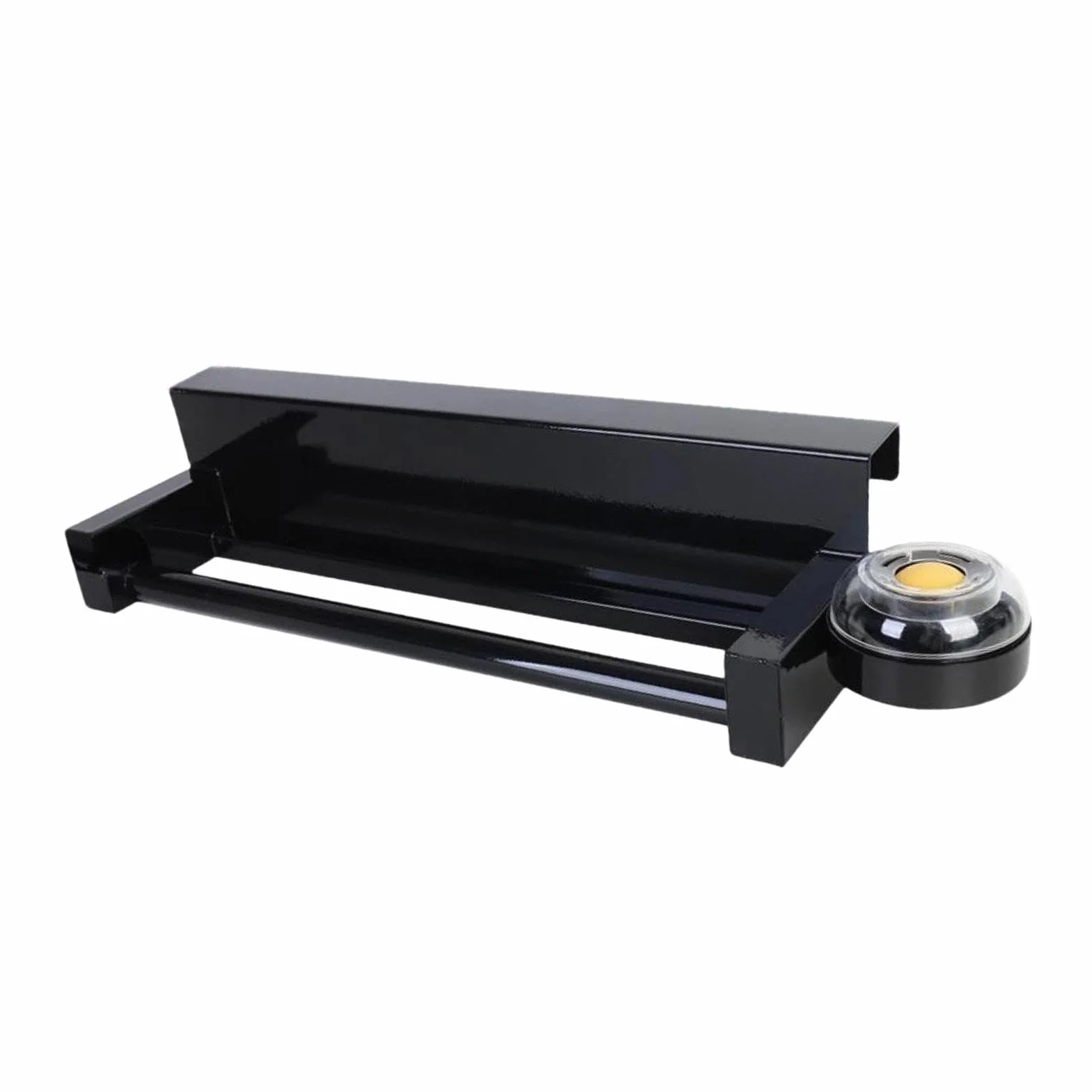 Dispensador de Bolsas de Basura Soporte Organizador de Metal con Base Estable y Dispositivo para Manos Mojadas Adecuado para Supermercados Tiendas, Horizontal