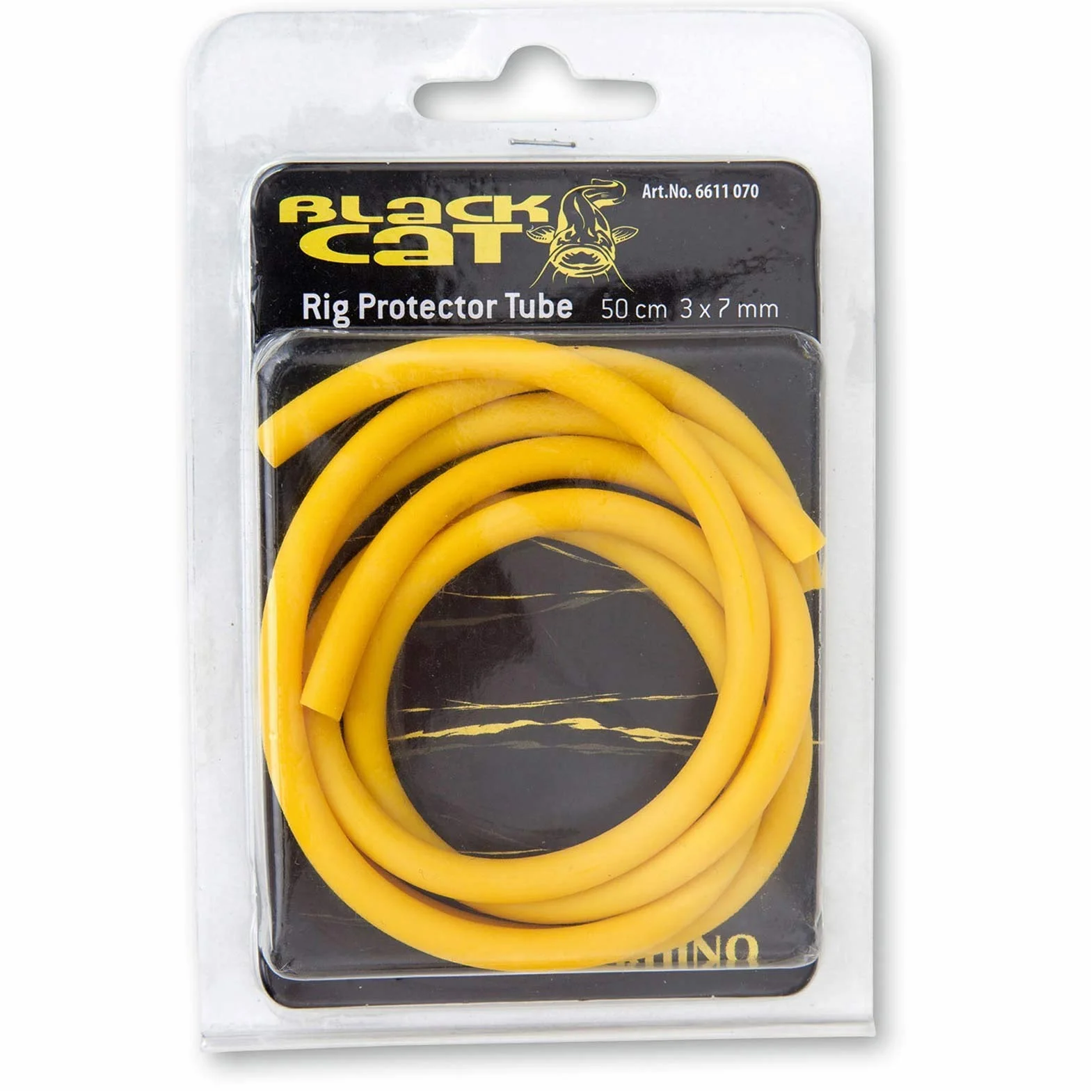 Black Cat Tubo de Aparejo 1 m Diámetro 2 mm Amarillo