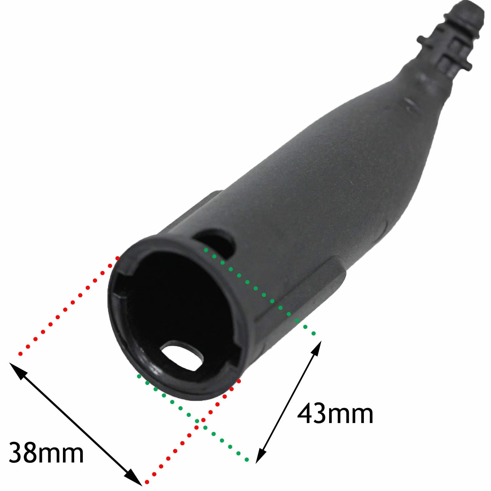 SPARES2GO Detalle Jet Boquilla compatible con Karcher Limpiadores de Vapor