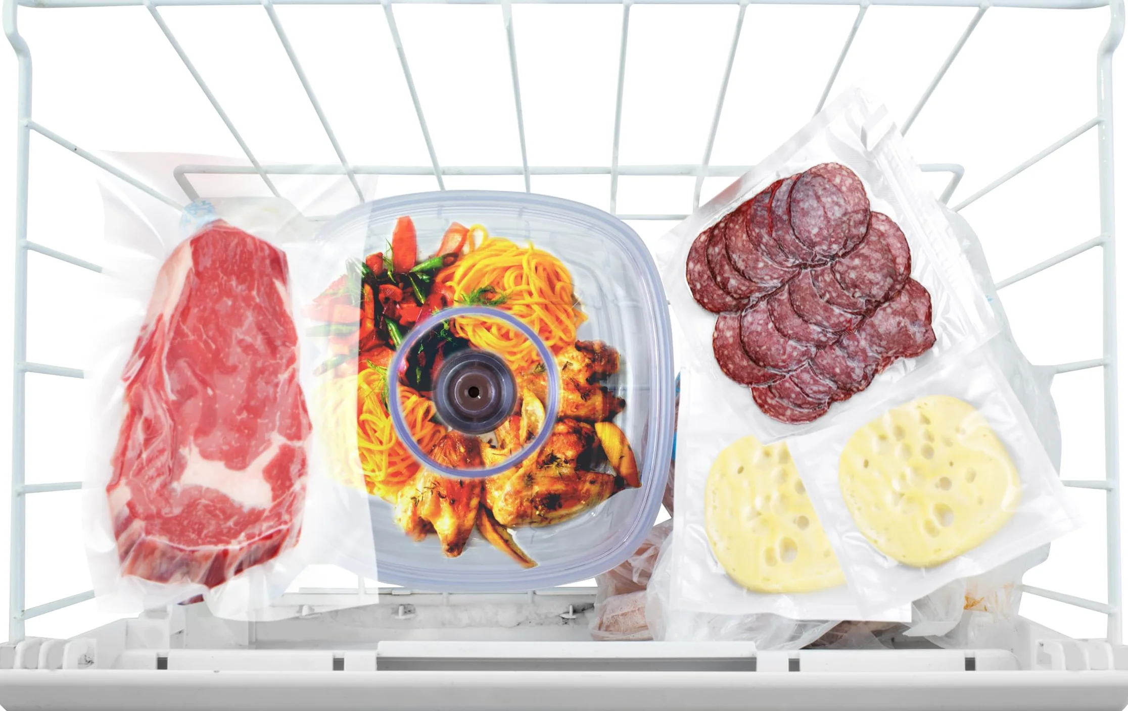 Sencor Envasadora al Vacío Multifuncional Profesional para Alimentos - Conservación Perfecta, Diseño Compacto, Fácil Uso, Ideal para Alimentos Secos/Húmedos - Incluye Accesorios y Películas [SVS 1010]
