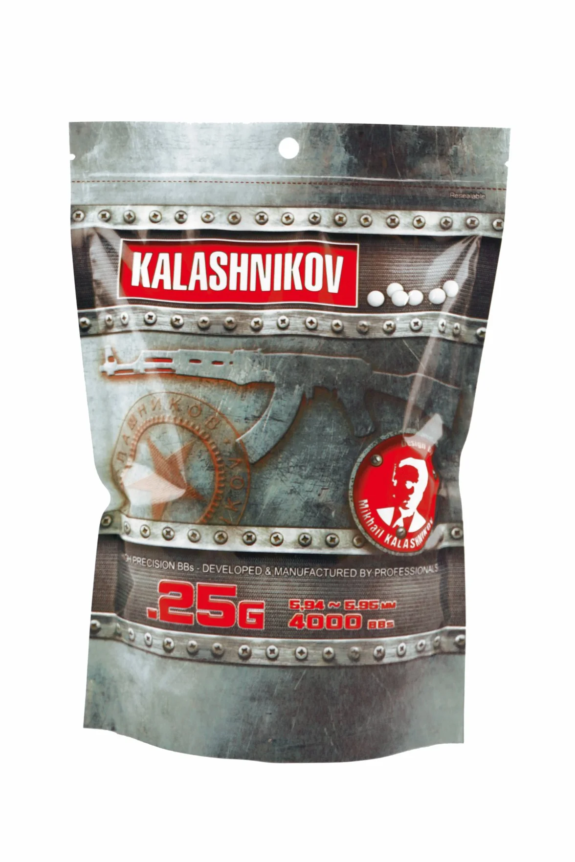 Kalashnikov Billes KALASHNIKOV 0,25 Gr - Balines de plástico para airsoft