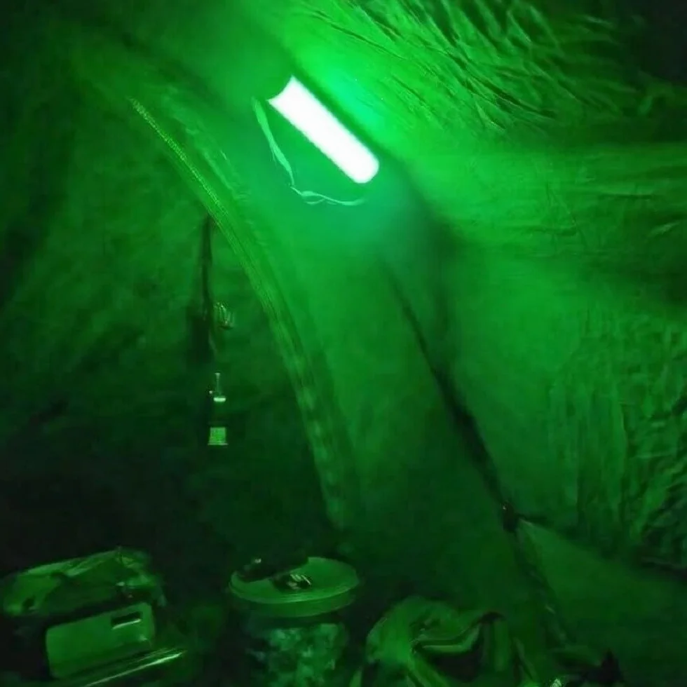 Sunblesa Luz Bivvy Recargable Linterna Magnética LED Pesca 2600mAh Modos Rojo/Verde/Blanco Impermeable