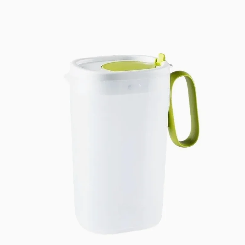 Jarra Agua Jarra de Agua de 2,2 l, Recipiente for Limonada, hervidor de Jugo, Jarra Grande de plástico for Bebidas frías, for té Helado, Limonada, Jugo, Leche y más Jarra de Agua(Green)