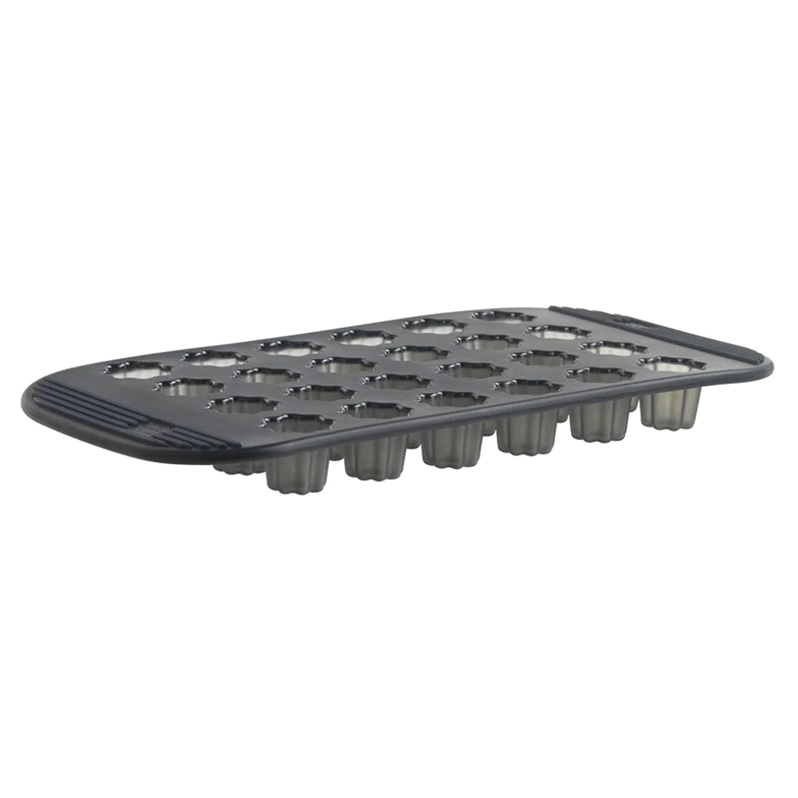 Molde de Silicona para Utensilios de Cocina, 24 Tazas, Ideal para Hornear Pan y Pasteles. Apto para Horno, Antiadherente y Seguro para Uso alimentario.