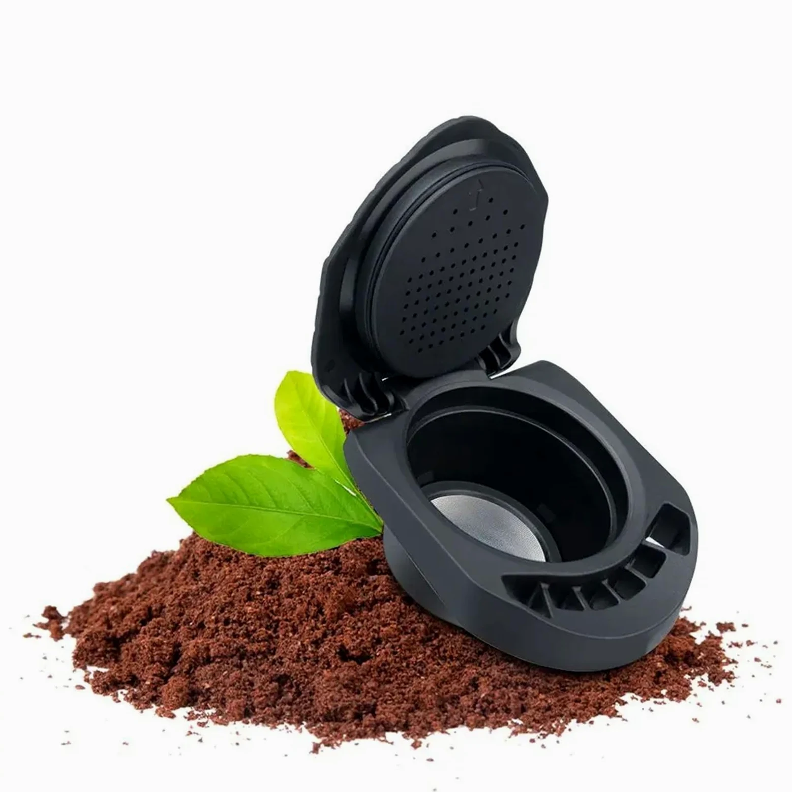 Compatible con adaptador de cápsula reutilizable Dolce Gusto | El accesorio convertidor de cápsulas recargable se adapta a varios modelos de máquinas de café.