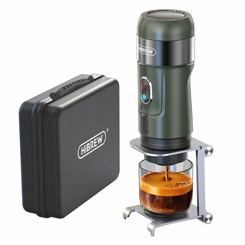 HiBREW Portable Coffee Machine with case H4B_GN