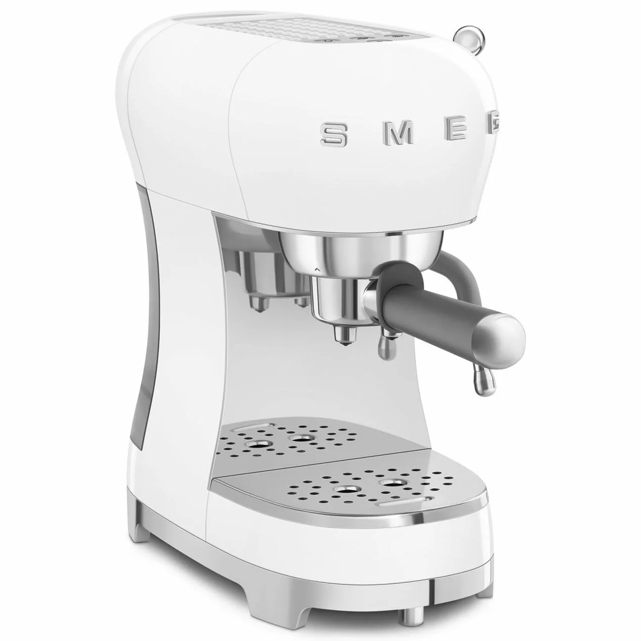 Smeg ECF02WHEU Siebträger Espresso-/Kaffemaschine white