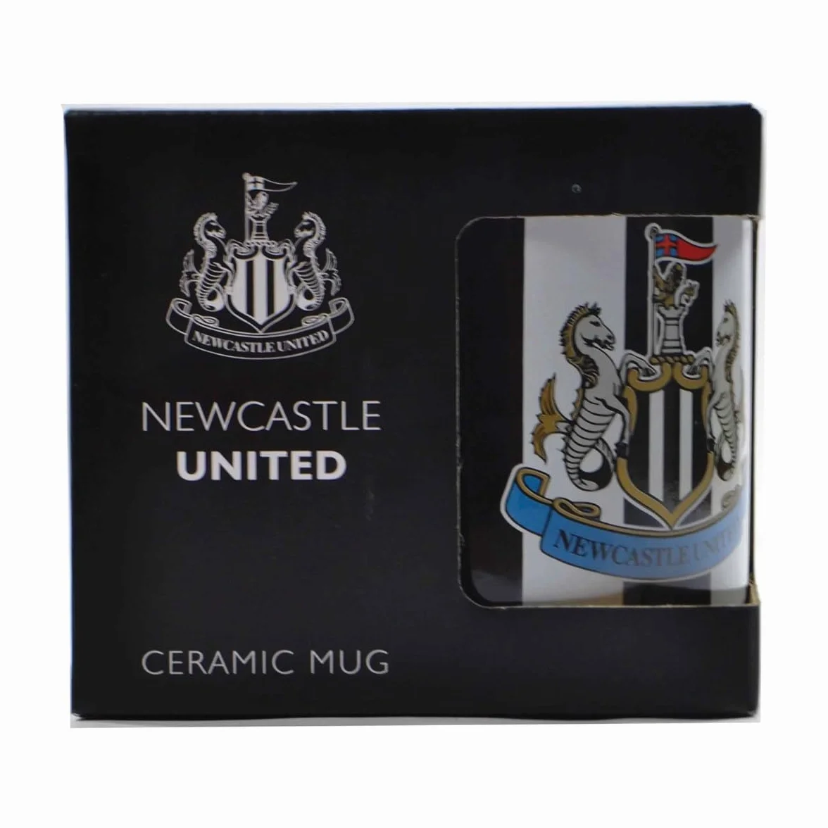 Newcastle United F.C. Hy-Pro Taza de cerámica 11 oz oficial