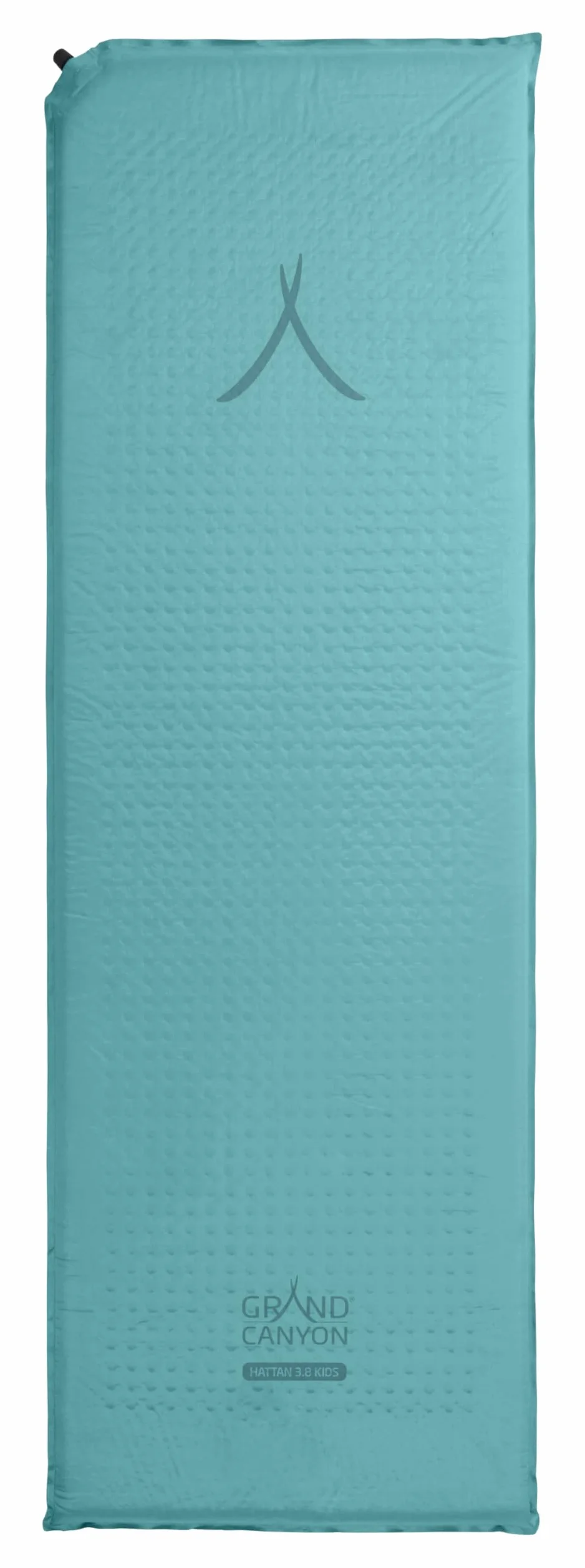 Grand Canyon HATTAN 3.8 KIDS Estera de camping autoinflable 160x51x3,8cm Meadowbrook turquesa