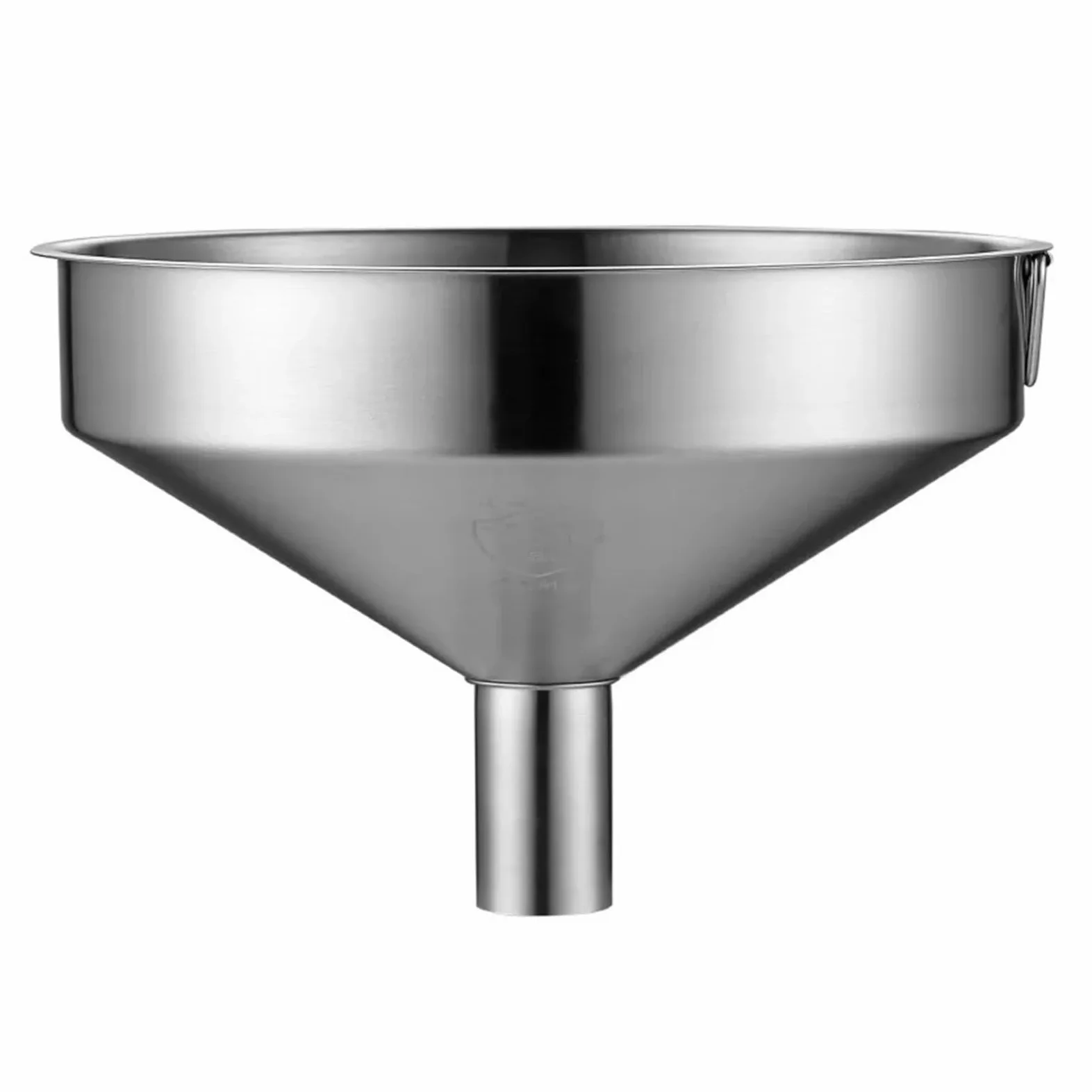 Juego de embudos de Cocina de Acero Inoxidable de Gran diámetro, de Grado Industrial y Boca Extra Ancha for Uso Comercial y doméstico.(304 24 CM)