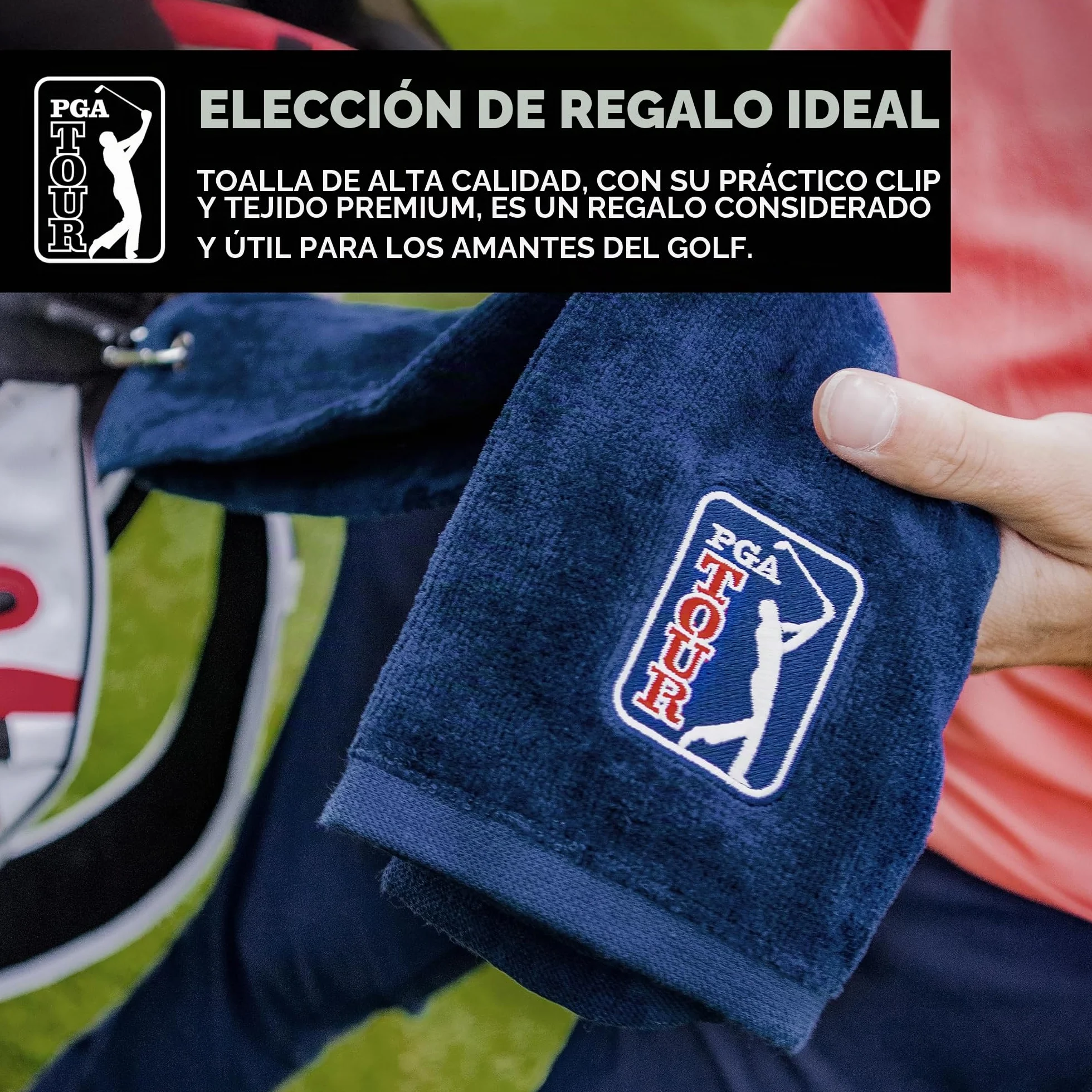 PGA Tour Toalla de Golf Azul 41.9 cm x 48.3 cm